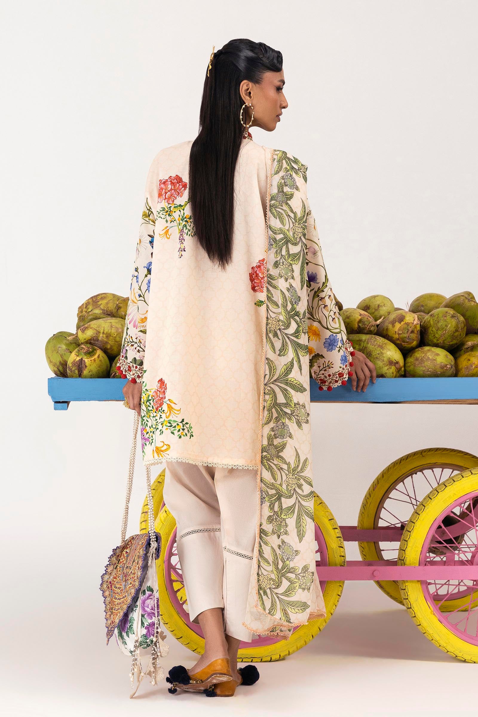Unstitched Mahay Lawn 2 Piece Suit