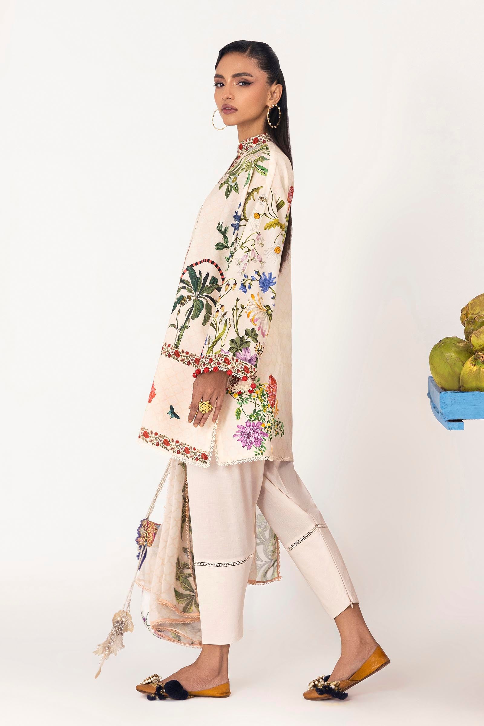 Unstitched Mahay Lawn 2 Piece Suit