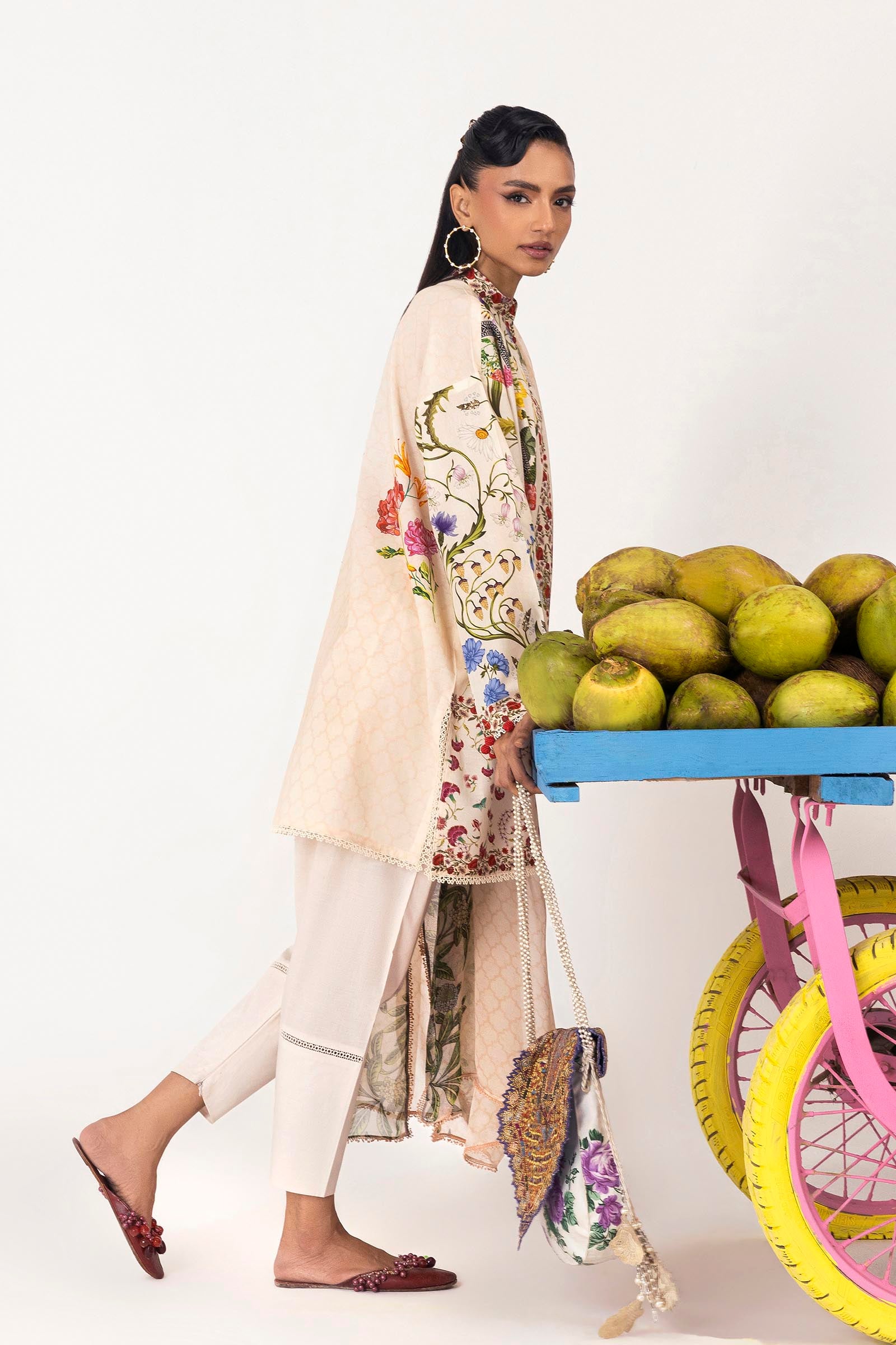 Unstitched Mahay Lawn 2 Piece Suit