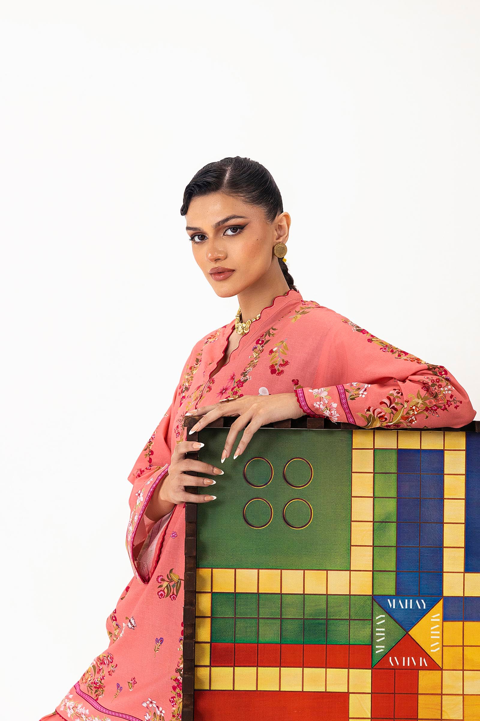 Unstitched Mahay Lawn 2 Piece Suit