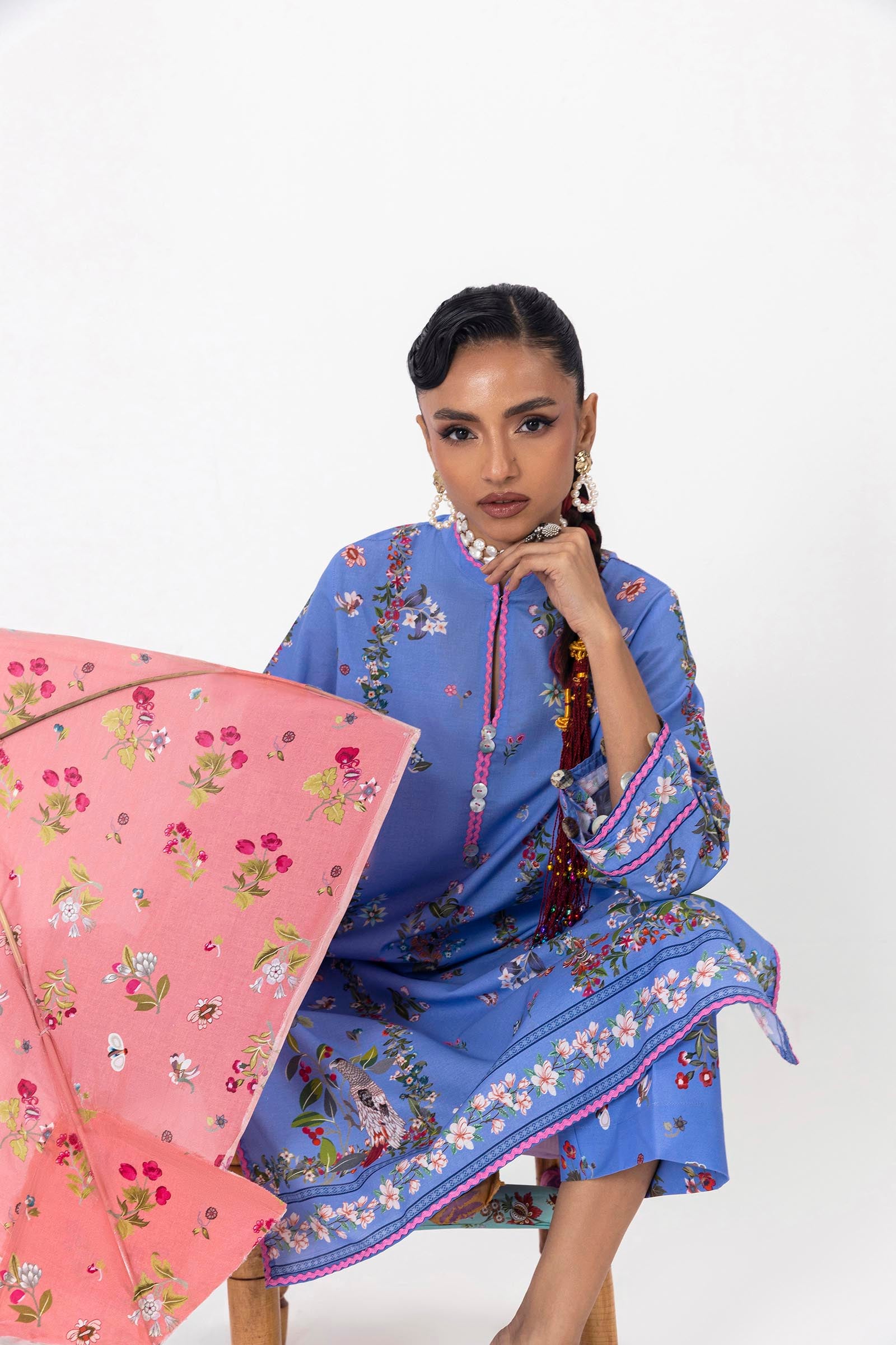 Unstitched Mahay Lawn 2 Piece Suit
