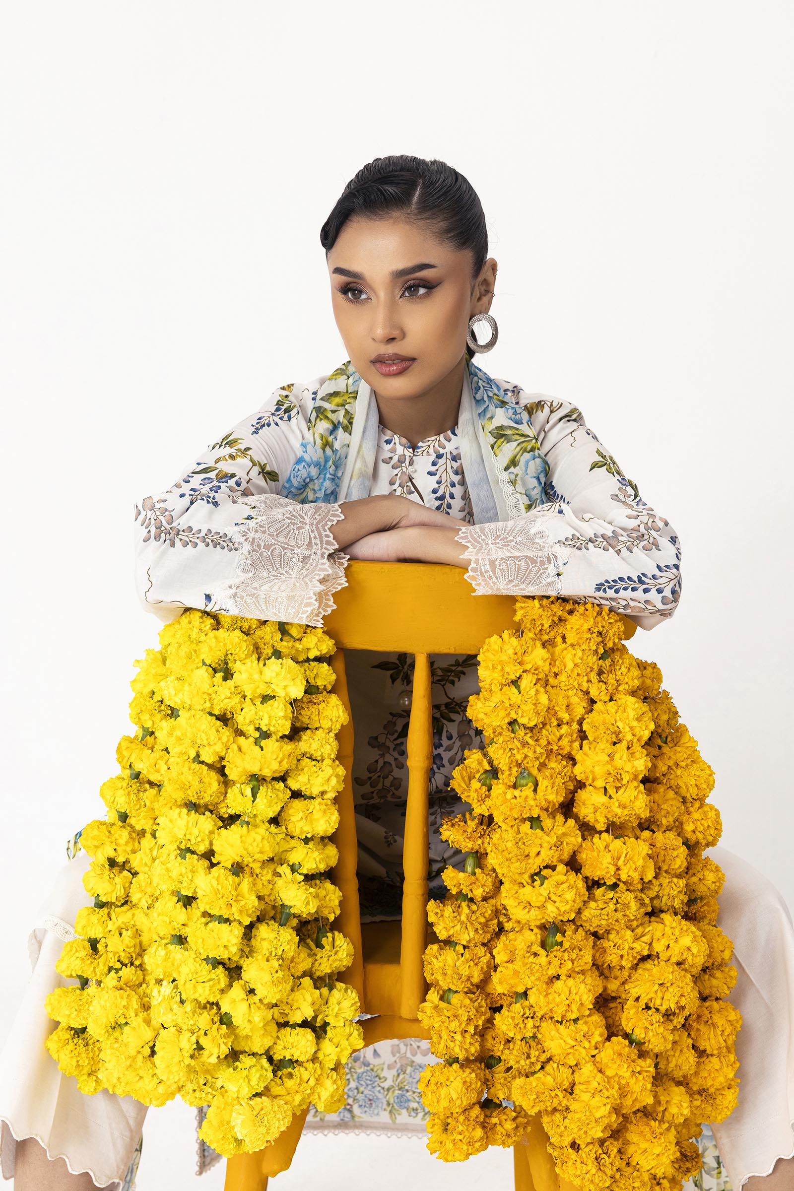 Unstitched Mahay Lawn 2 Piece Suit