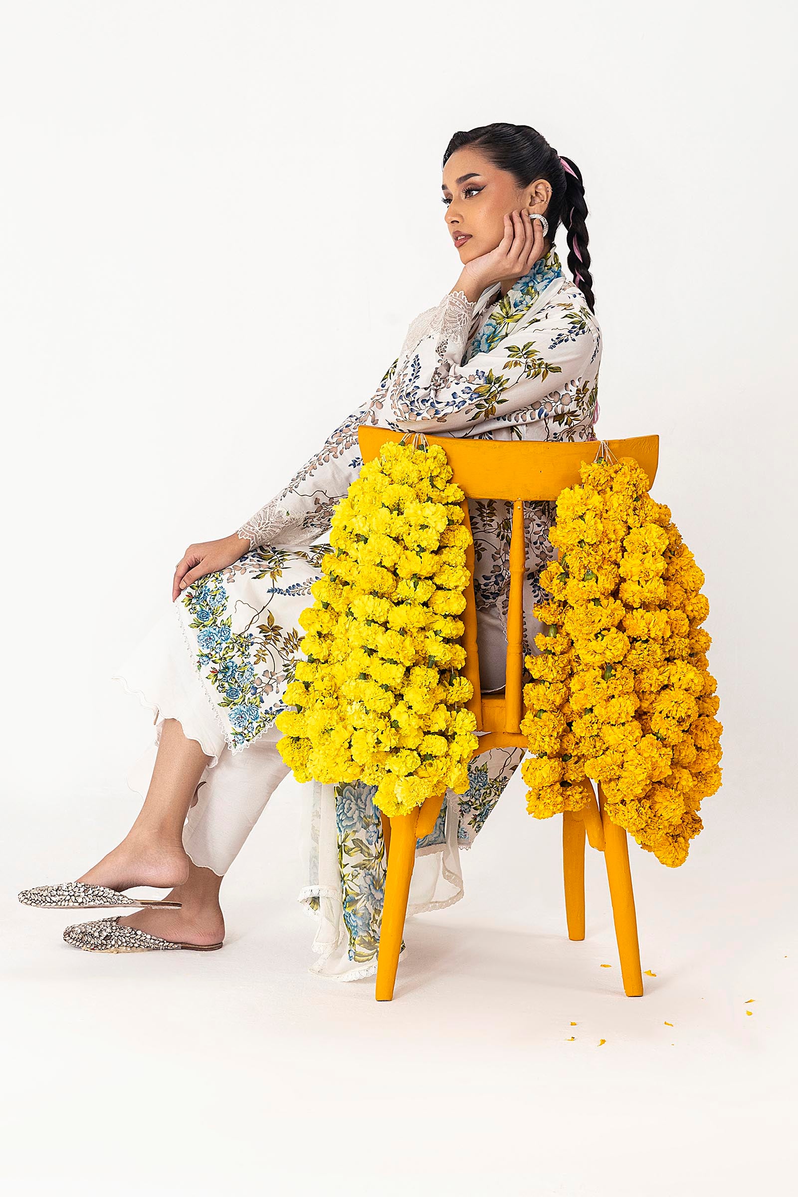 Unstitched Mahay Lawn 2 Piece Suit