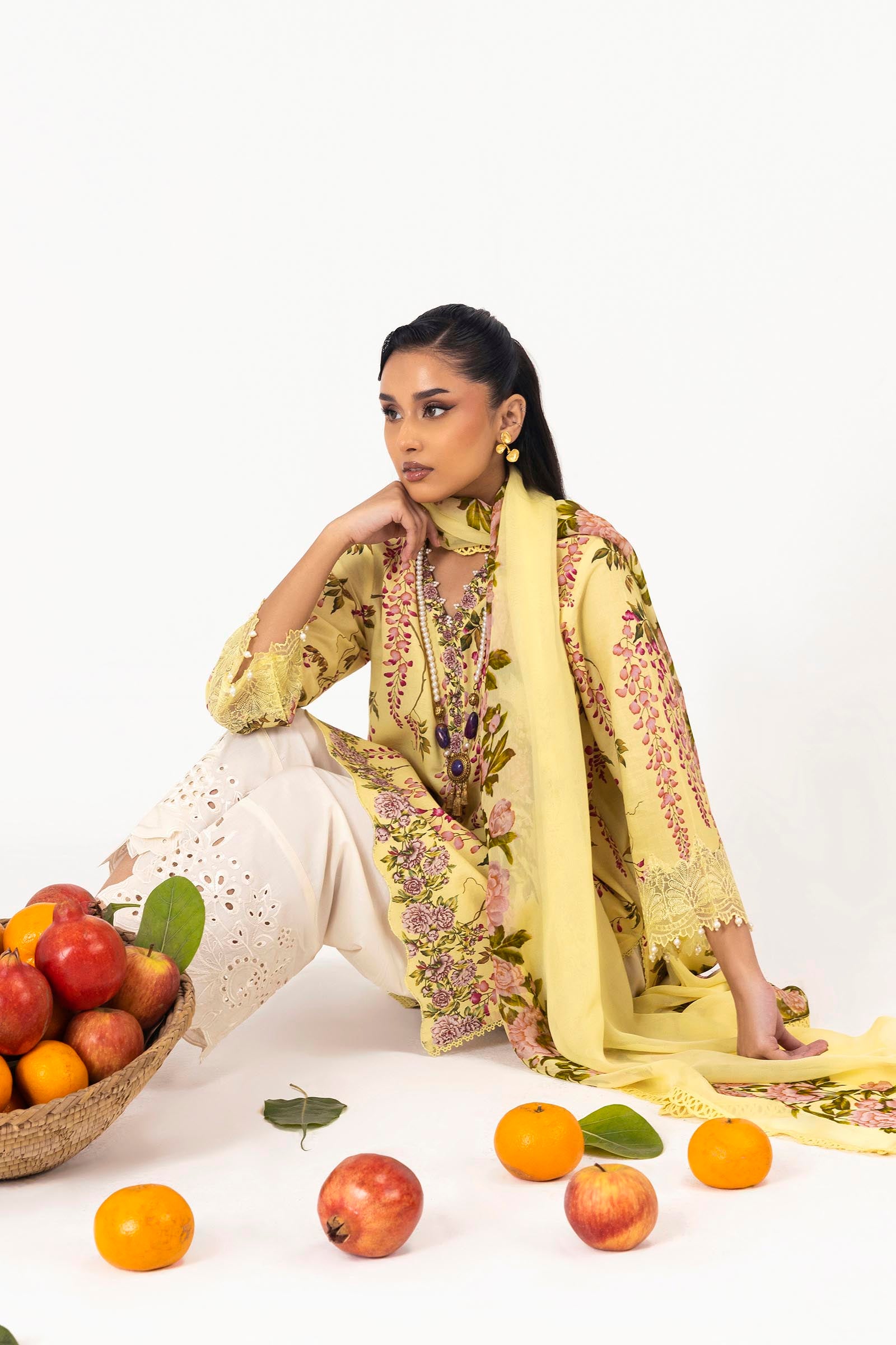 Unstitched Mahay Lawn 2 Piece Suit Secondary image