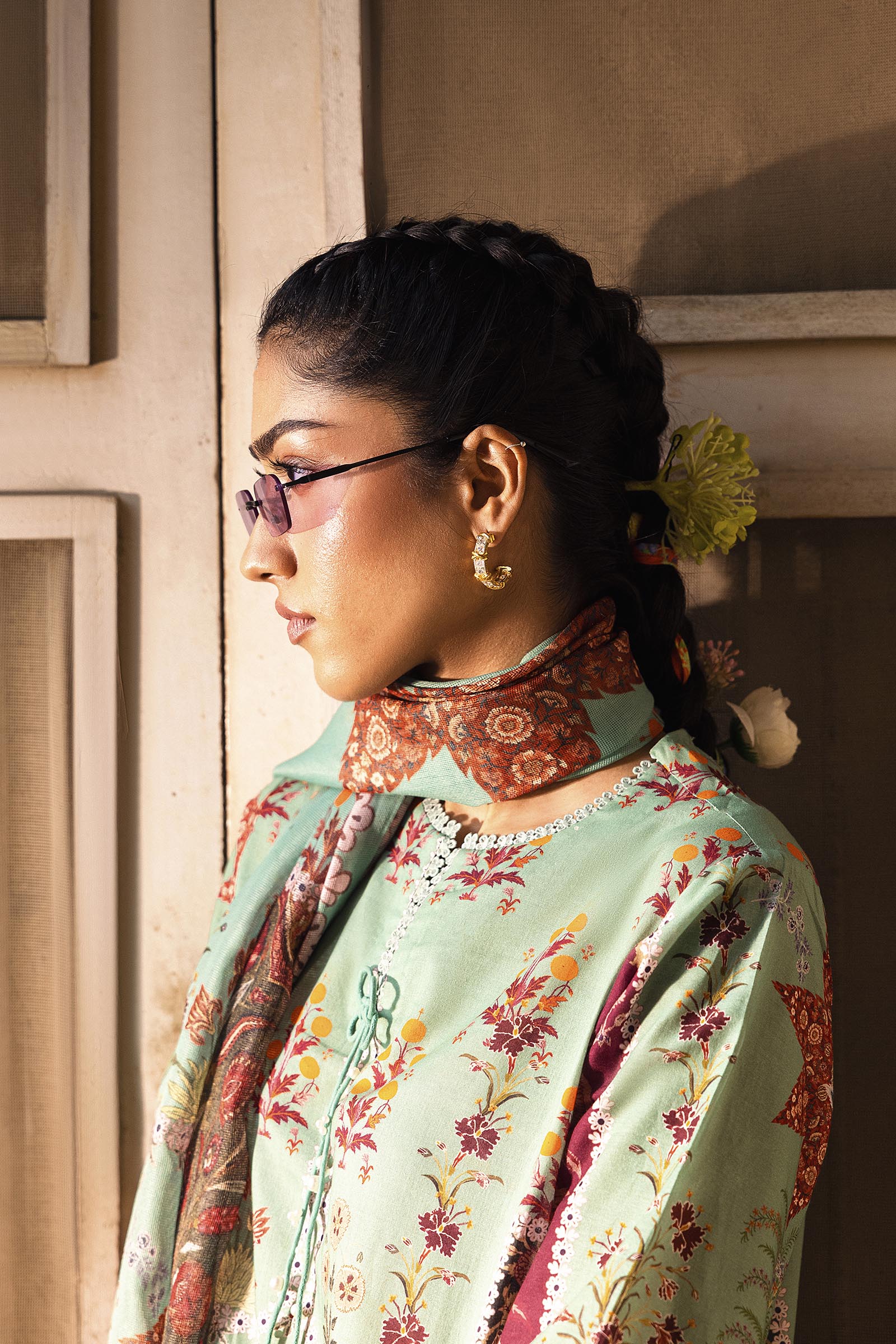 Unstitched 3 Piece Lawn Suit