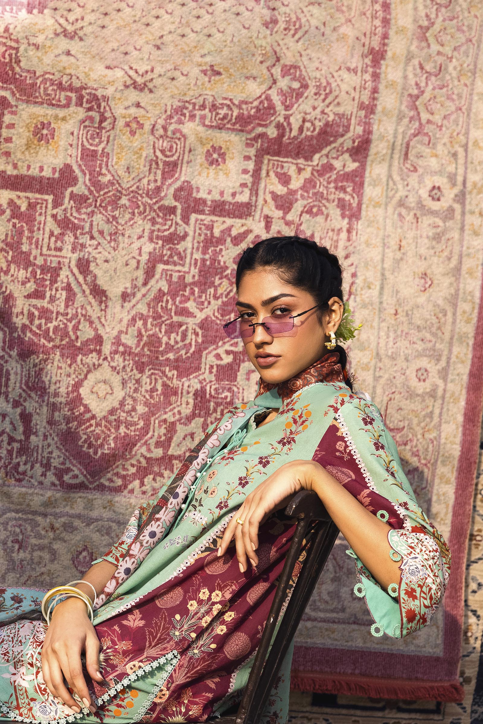Unstitched 3 Piece Lawn Suit