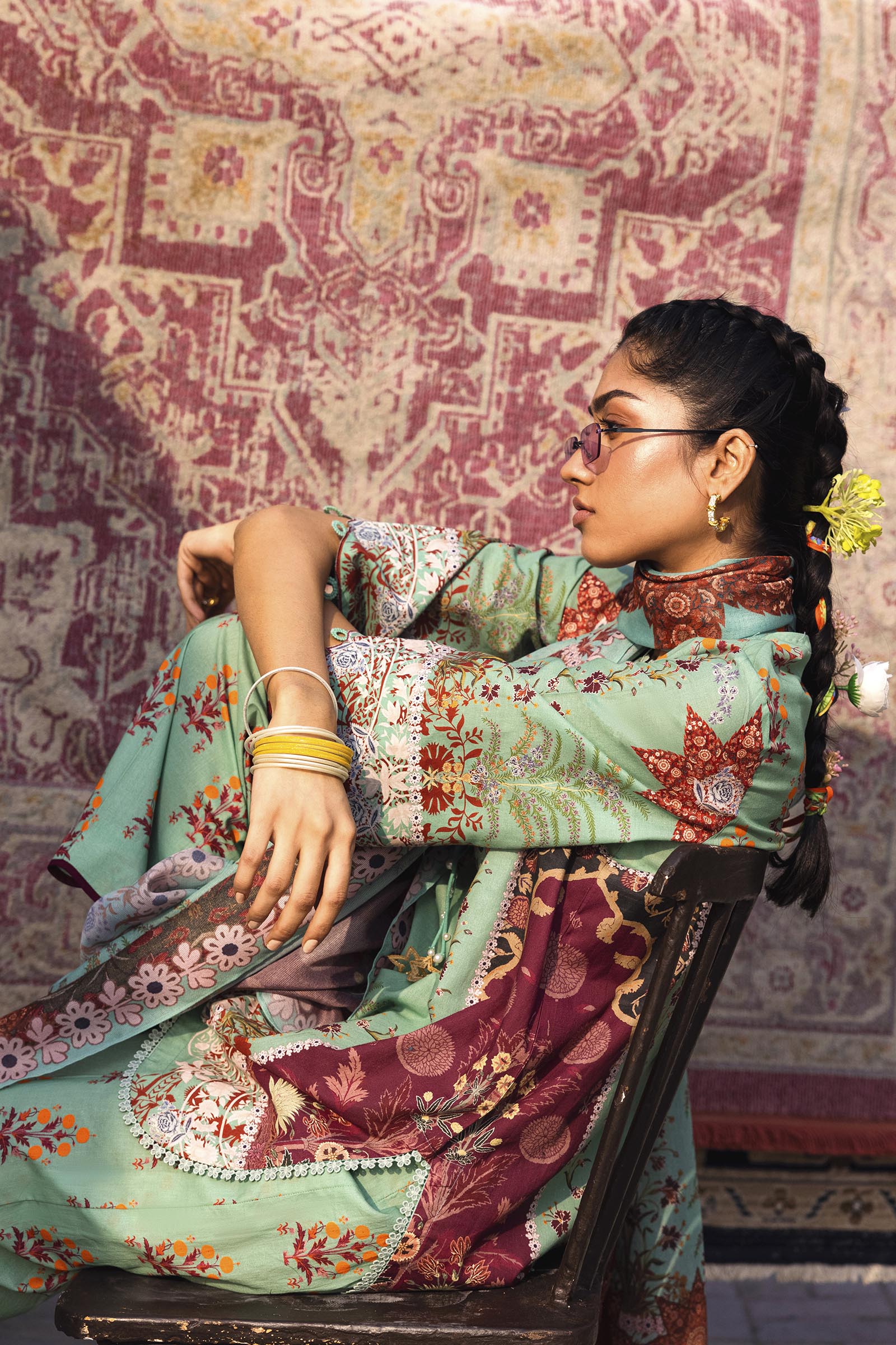 Unstitched 3 Piece Lawn Suit
