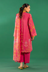 Unstitched 3 Piece  Lawn Suit