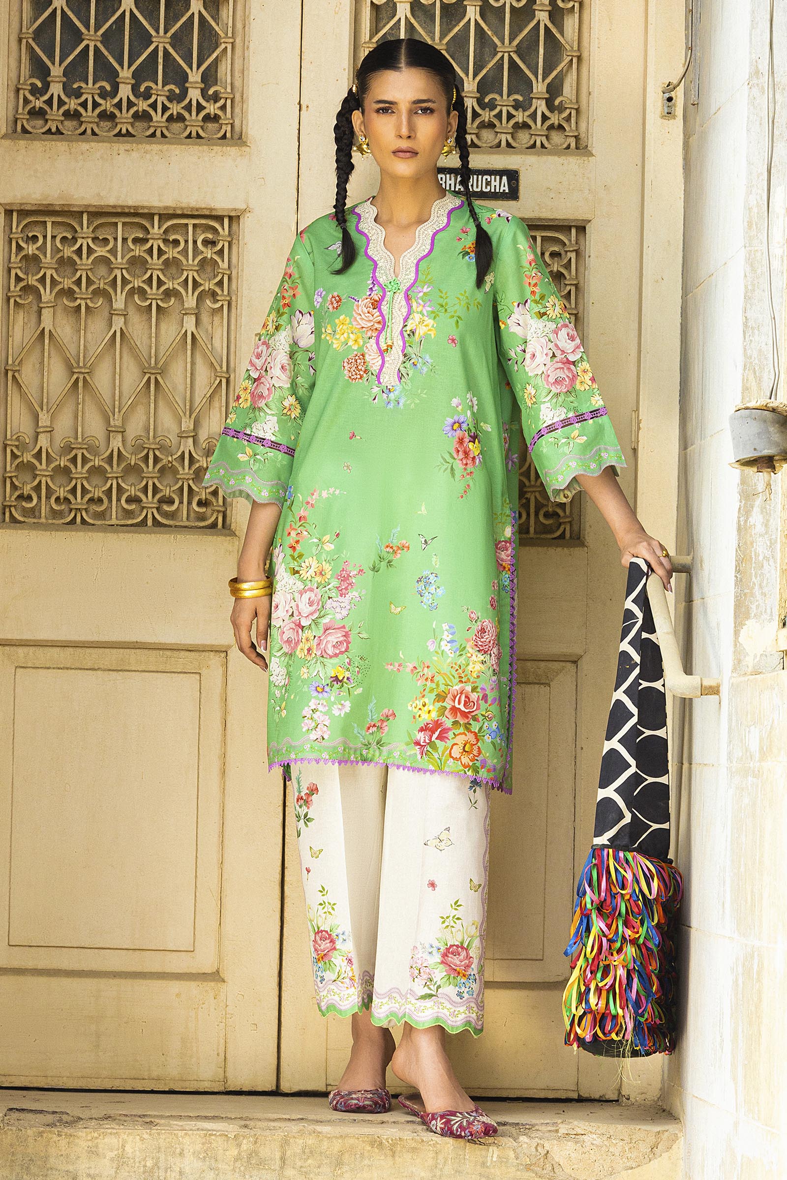 Unstitched 2 Piece Lawn Suit