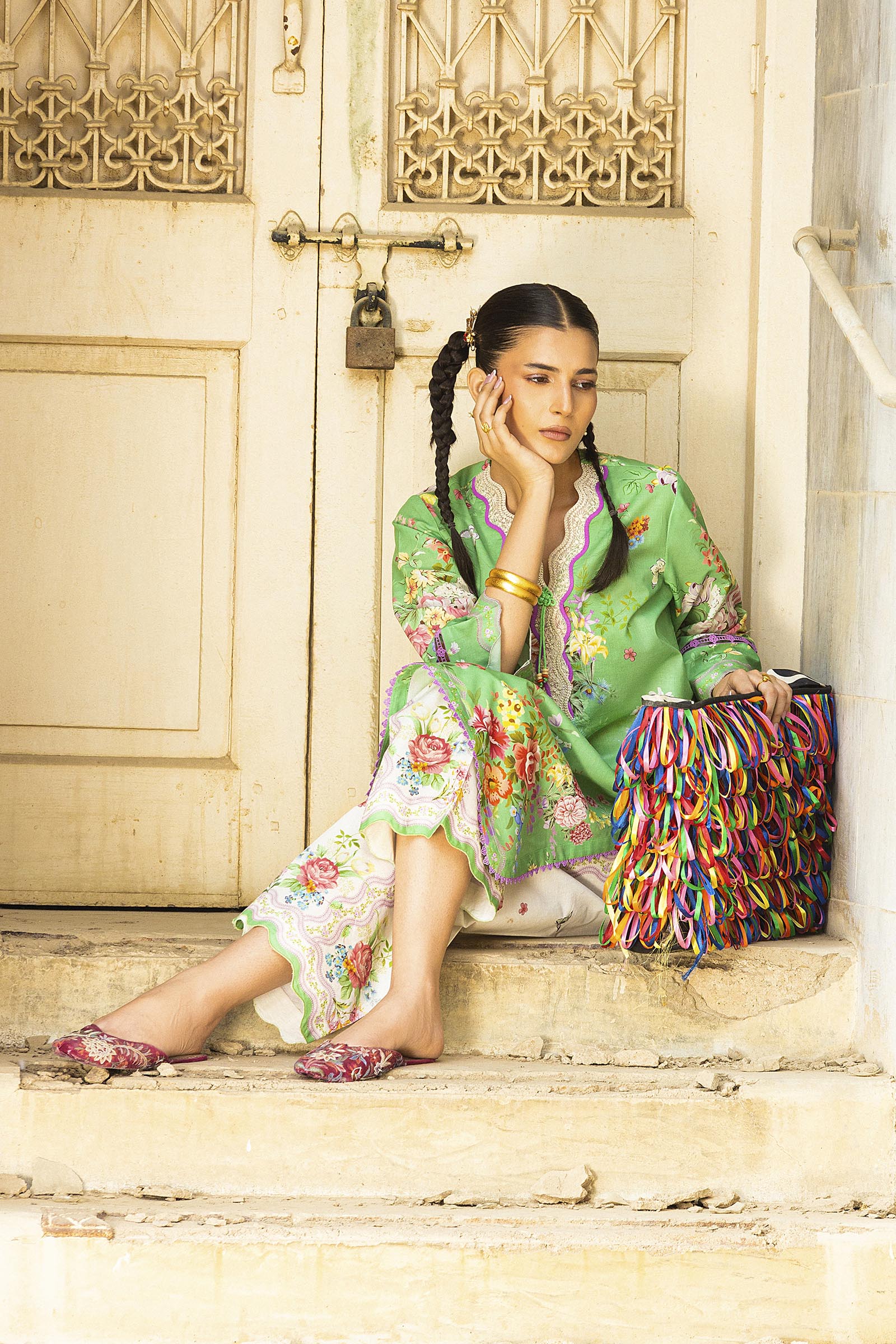 Unstitched 2 Piece Lawn Suit