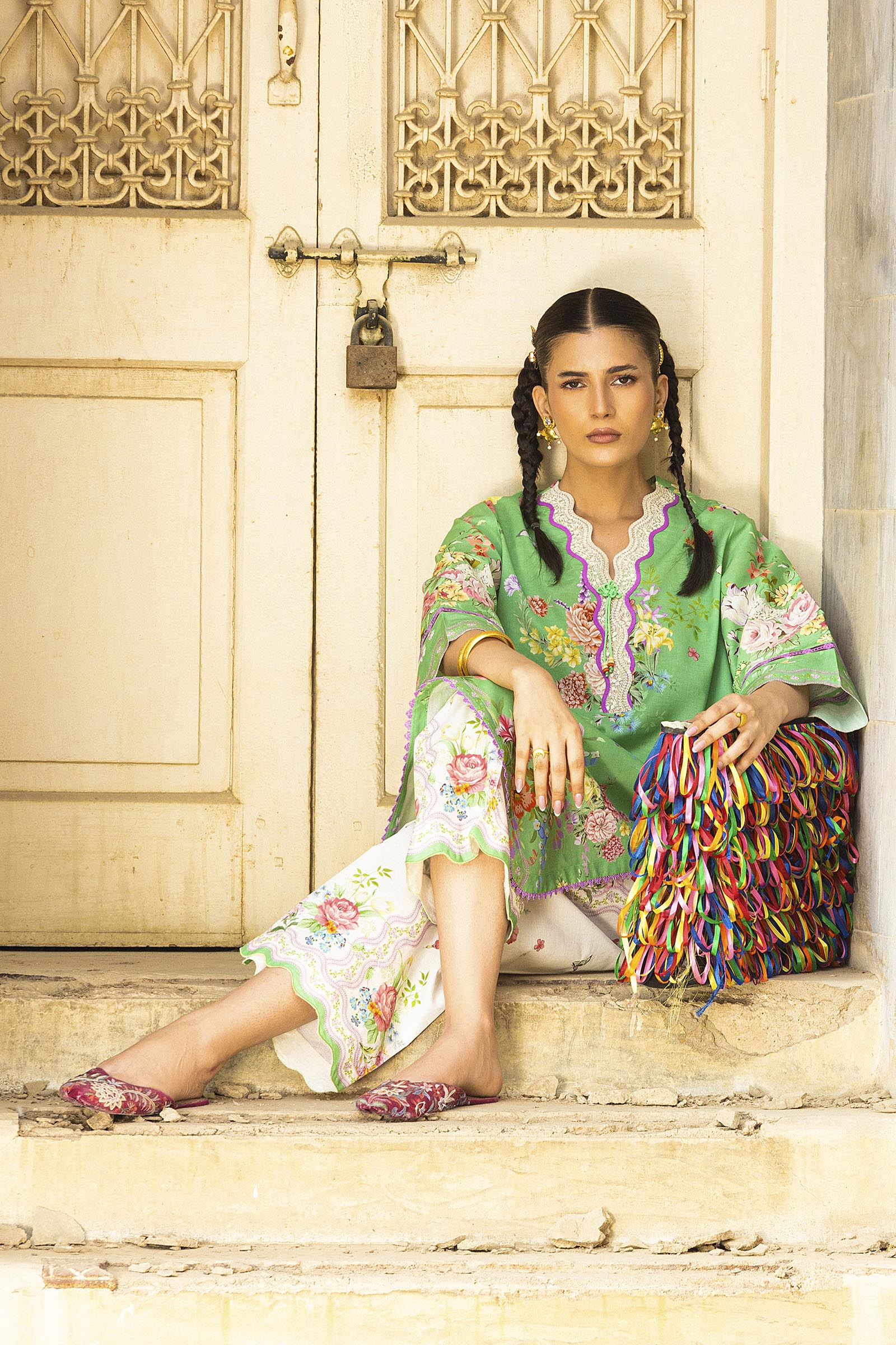 Unstitched 2 Piece Lawn Suit