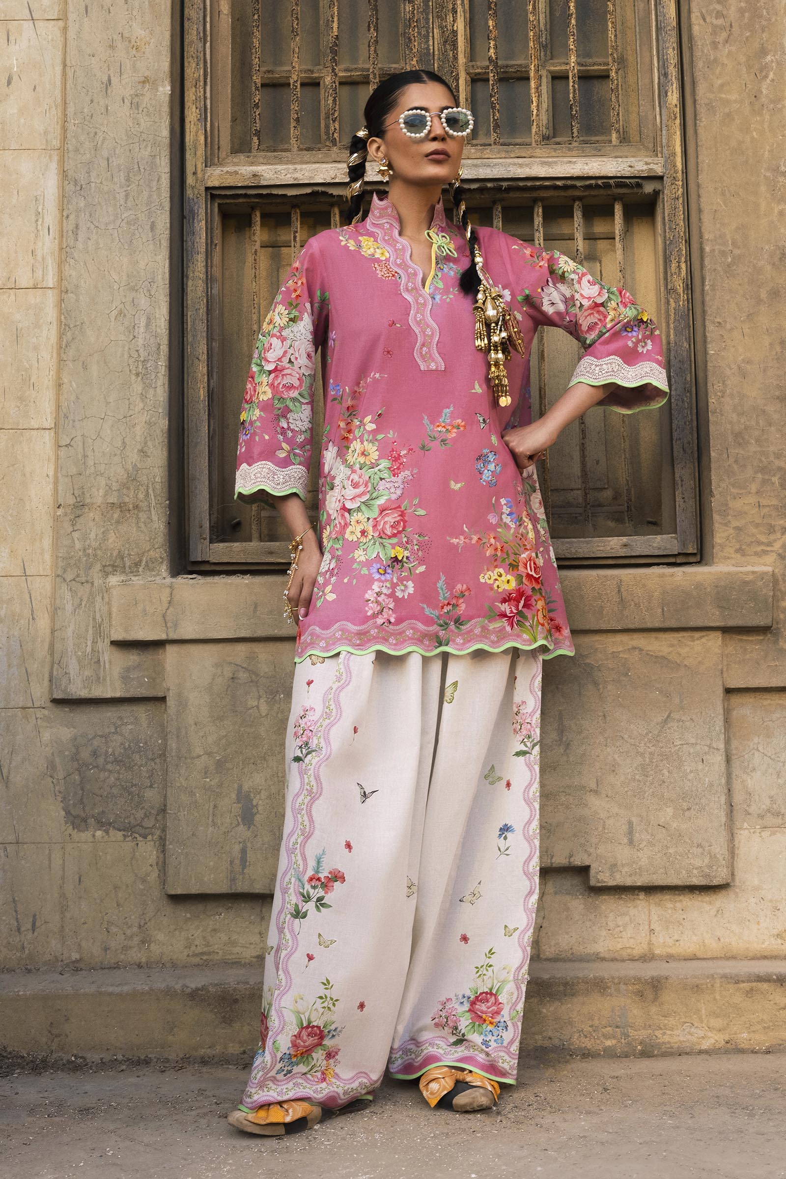 Unstitched 2 Piece Lawn Suit