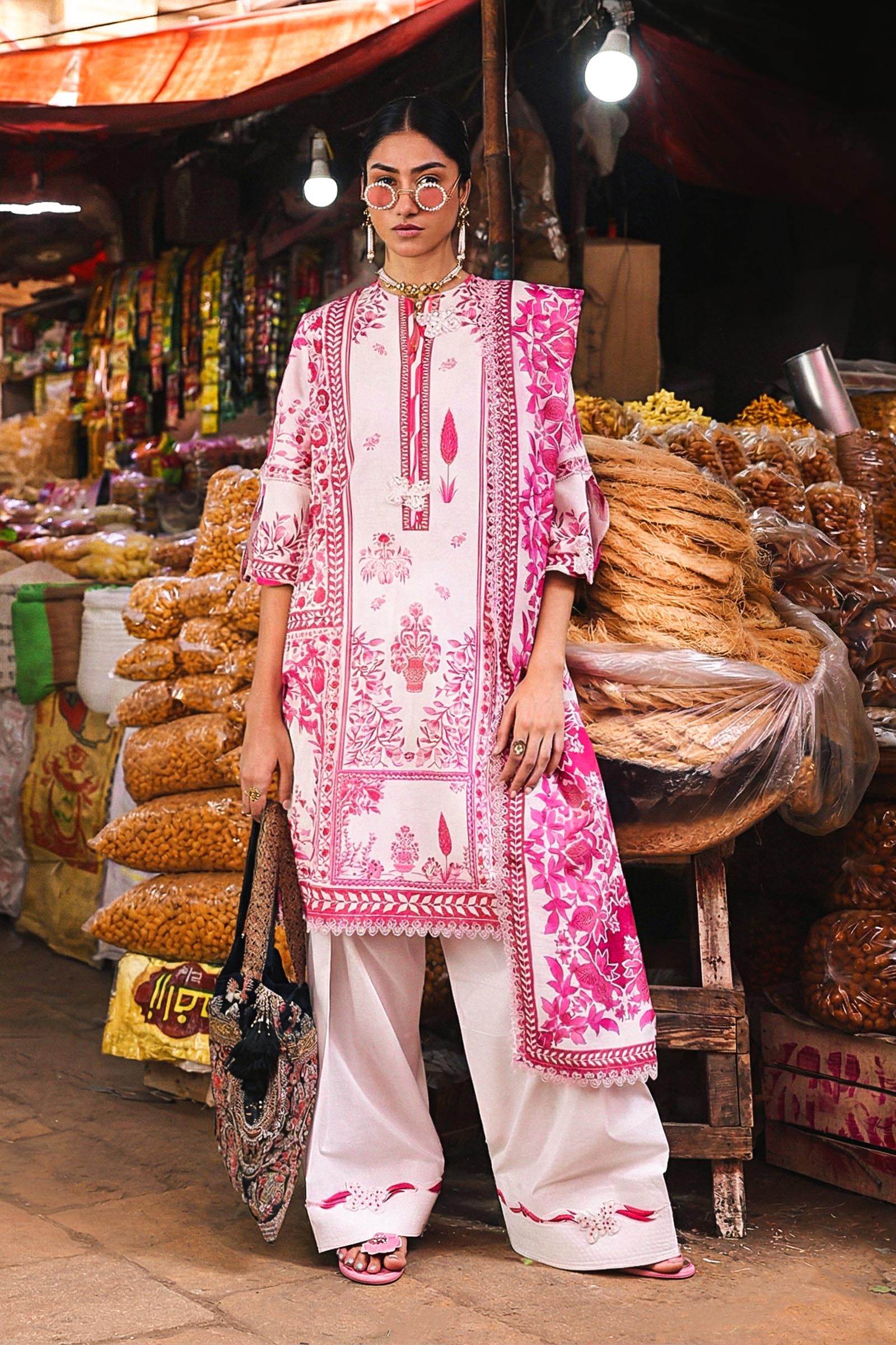 Unstitched 3 Piece Lawn Suit