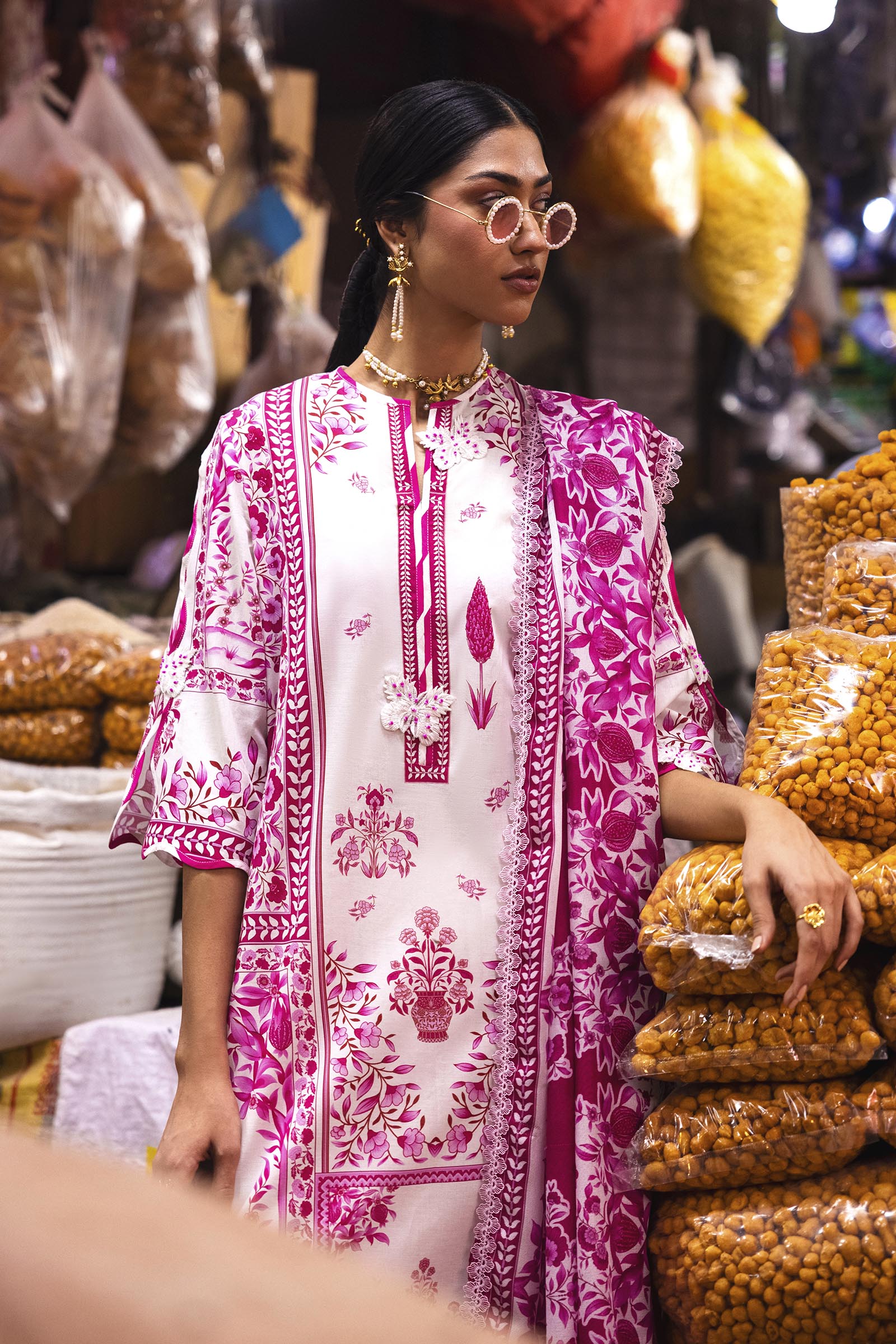 Unstitched 3 Piece Lawn Suit
