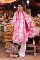 Unstitched 3 Piece  Lawn Suit