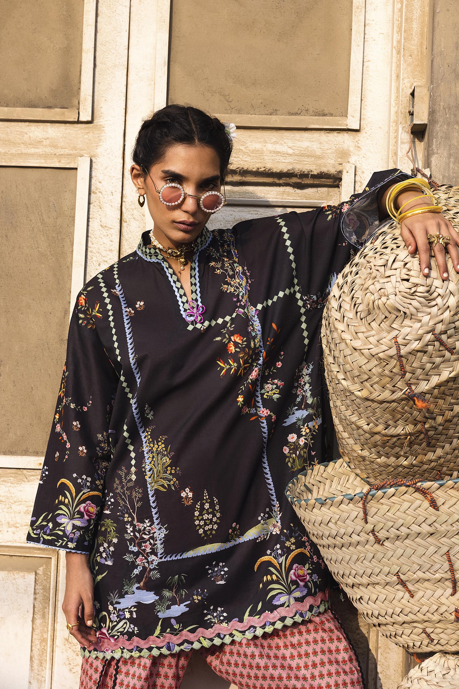 Unstitched 3 Piece Lawn Suit