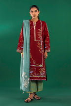 Unstitched 3 Piece Lawn Suit