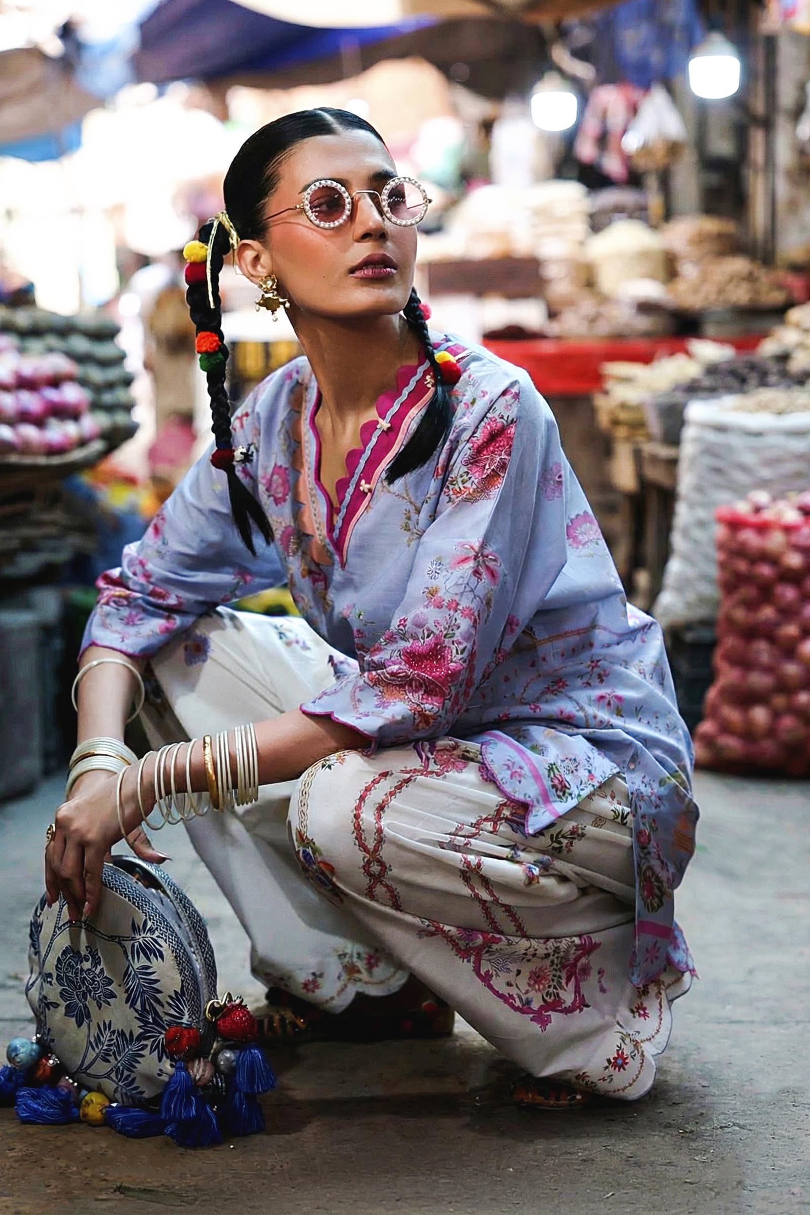 Unstitched 2 Piece Lawn Suit Secondary image