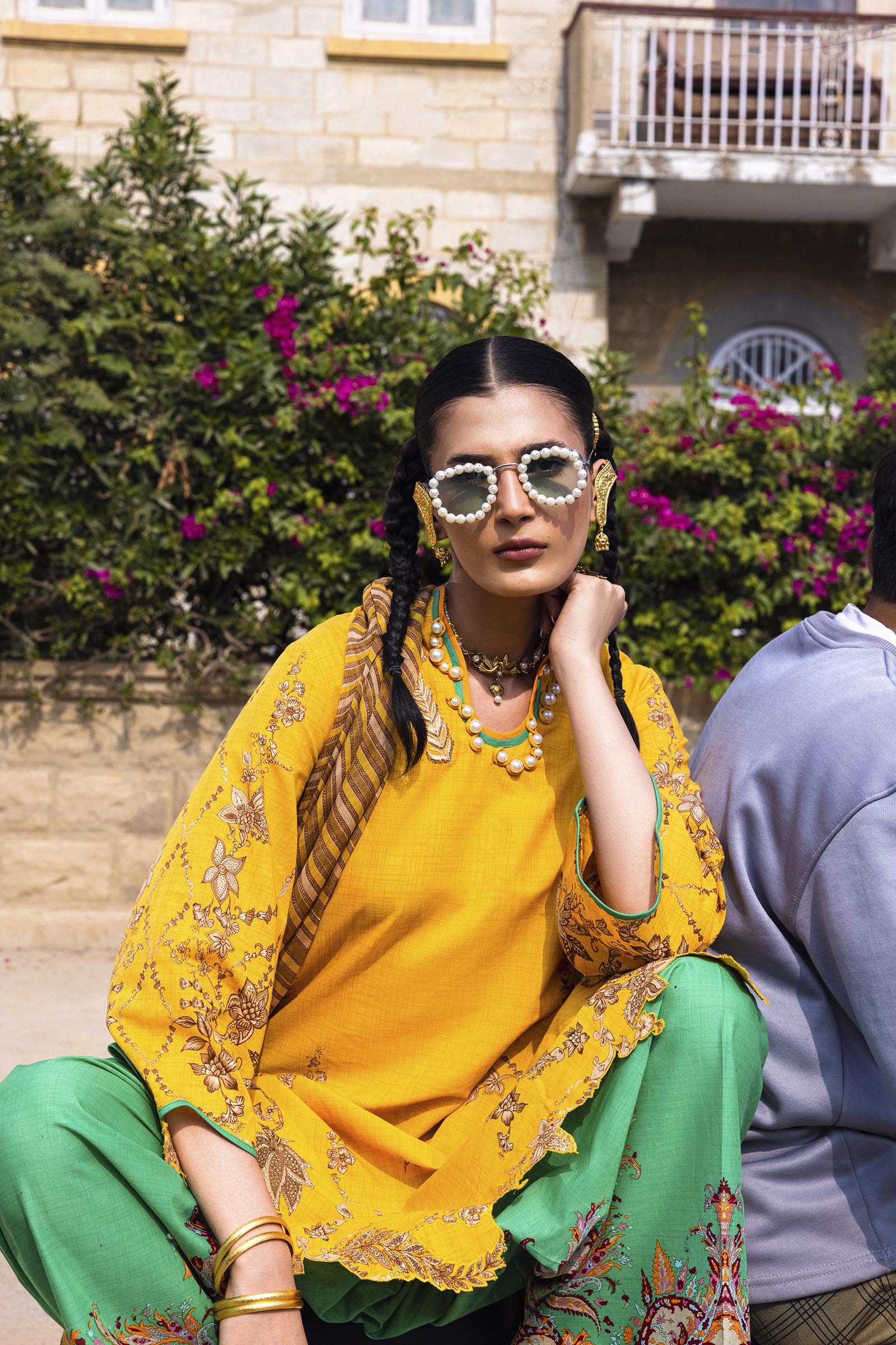 Unstitched 3 Piece Lawn Suit