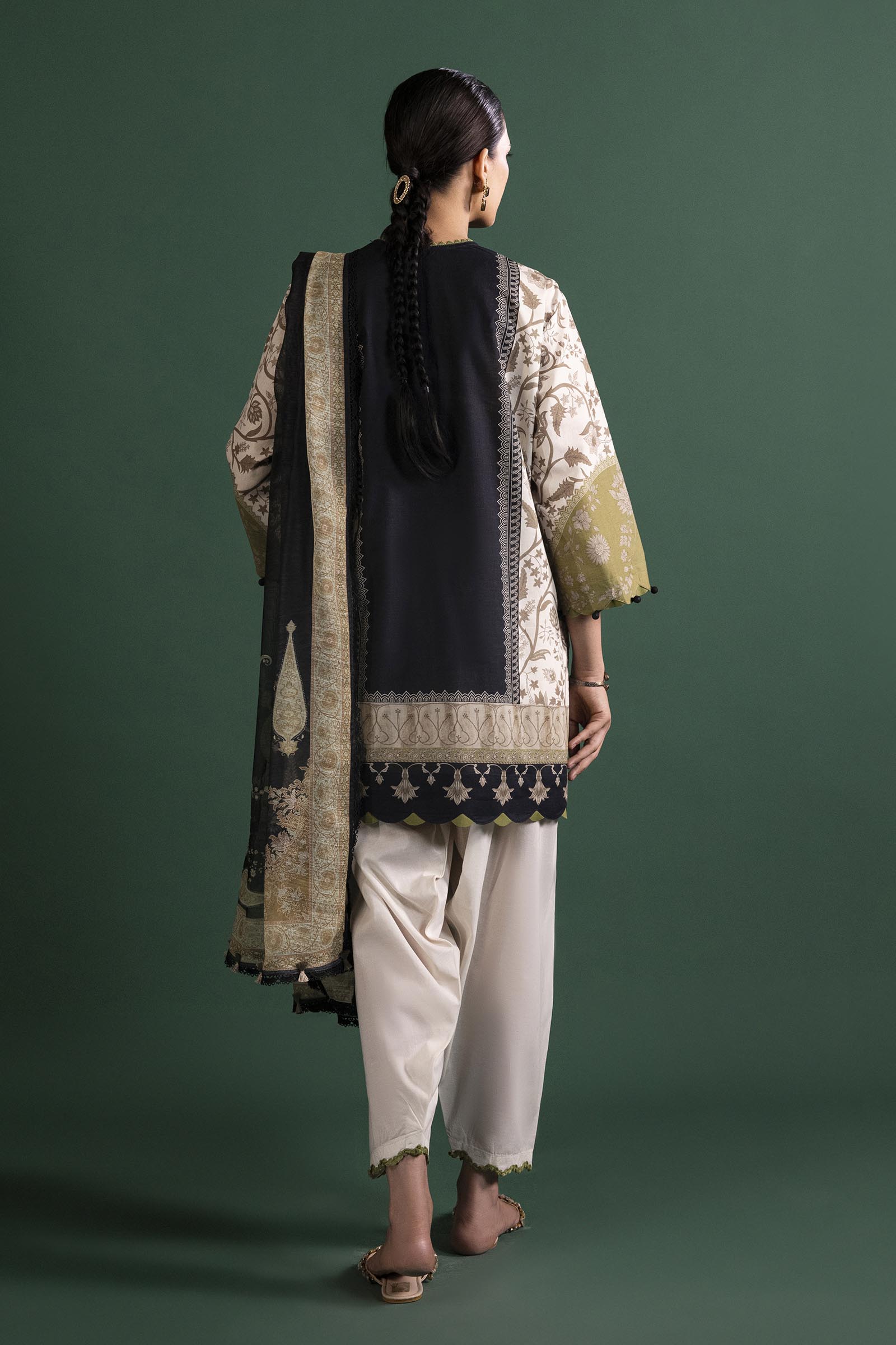 Unstitched 2 Piece Lawn Suit
