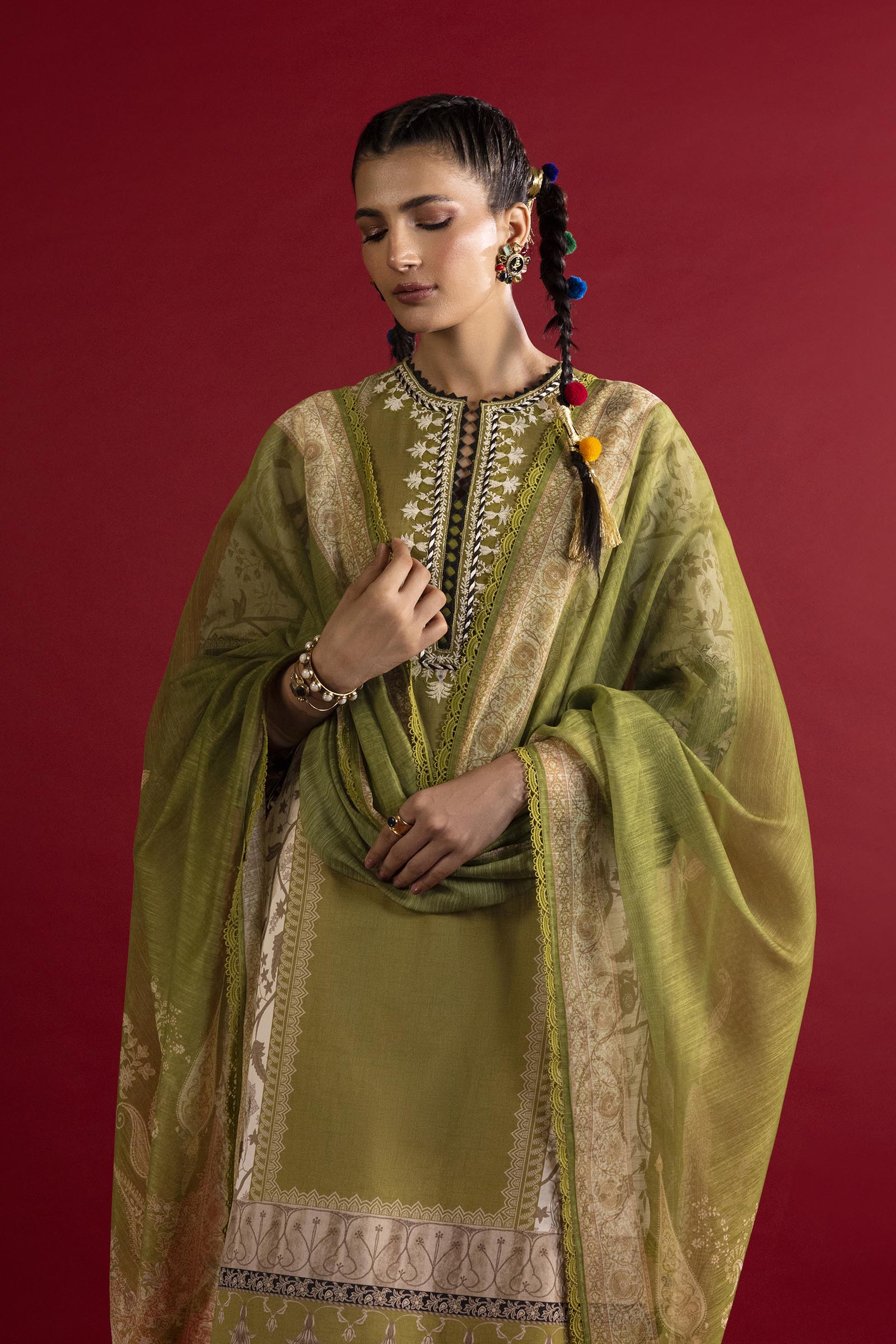 Unstitched 2 Piece Lawn Suit