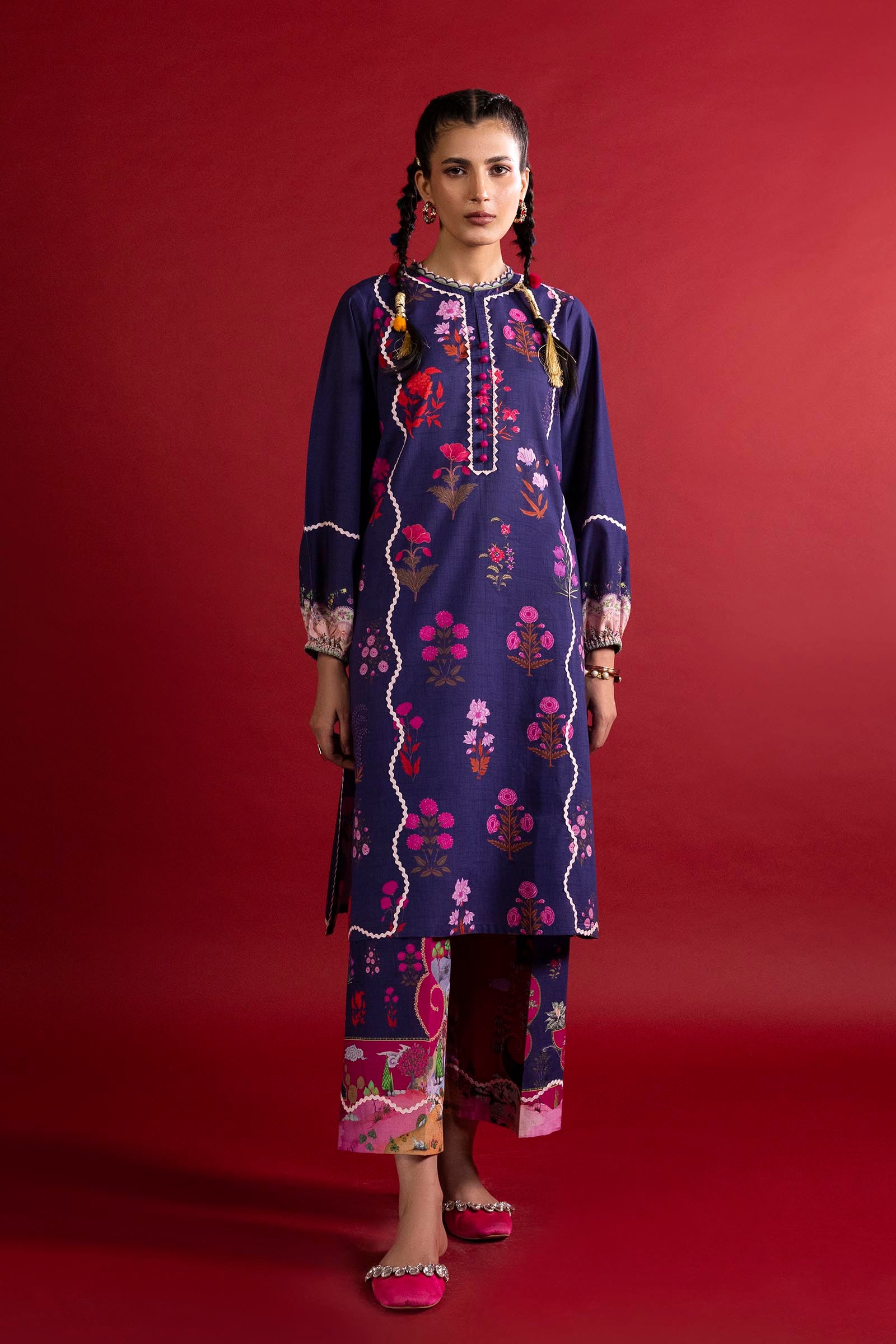 Sana Safinaz Unstitched 2 Piece Lawn Suit, view 1