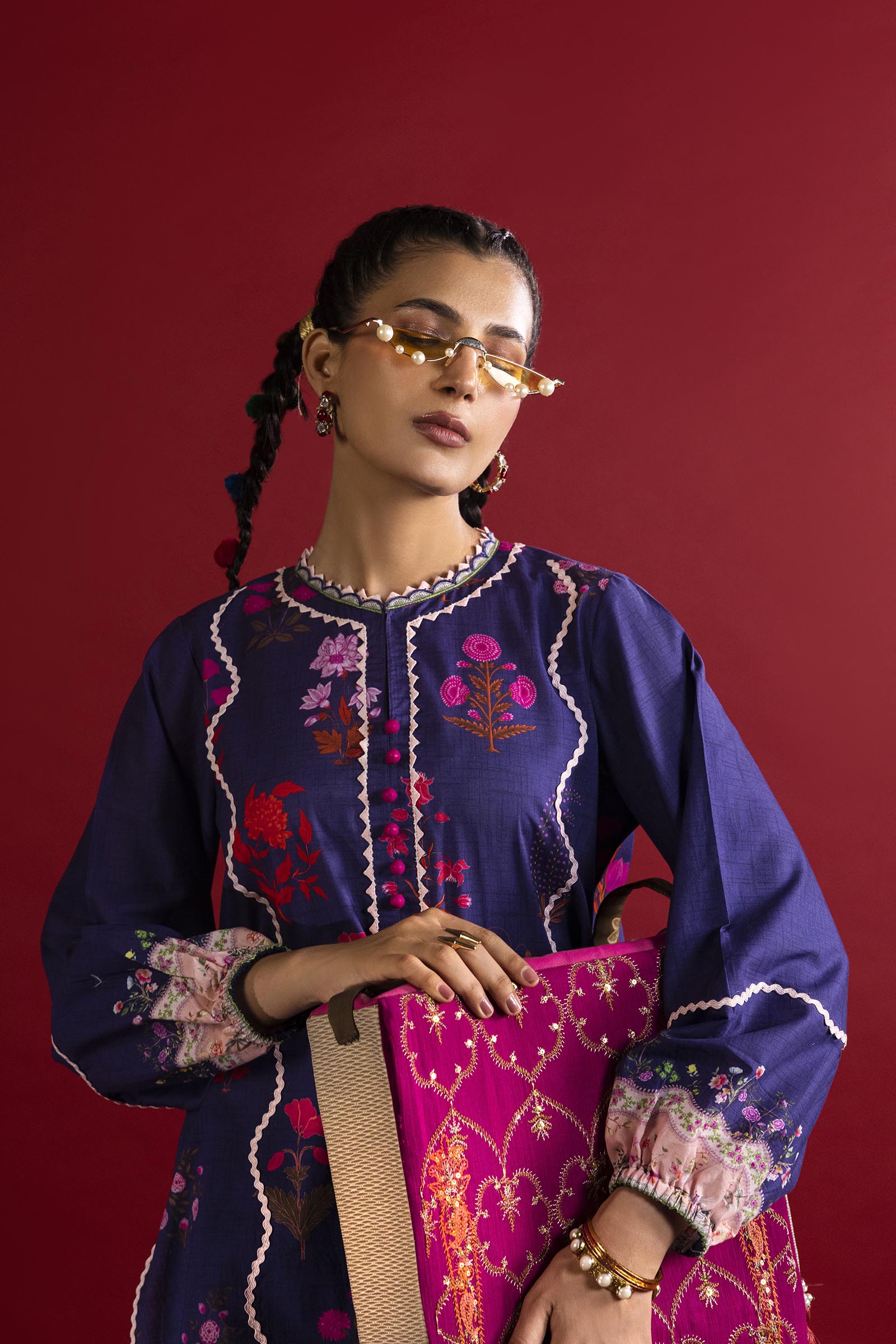 Unstitched 2 Piece Lawn Suit