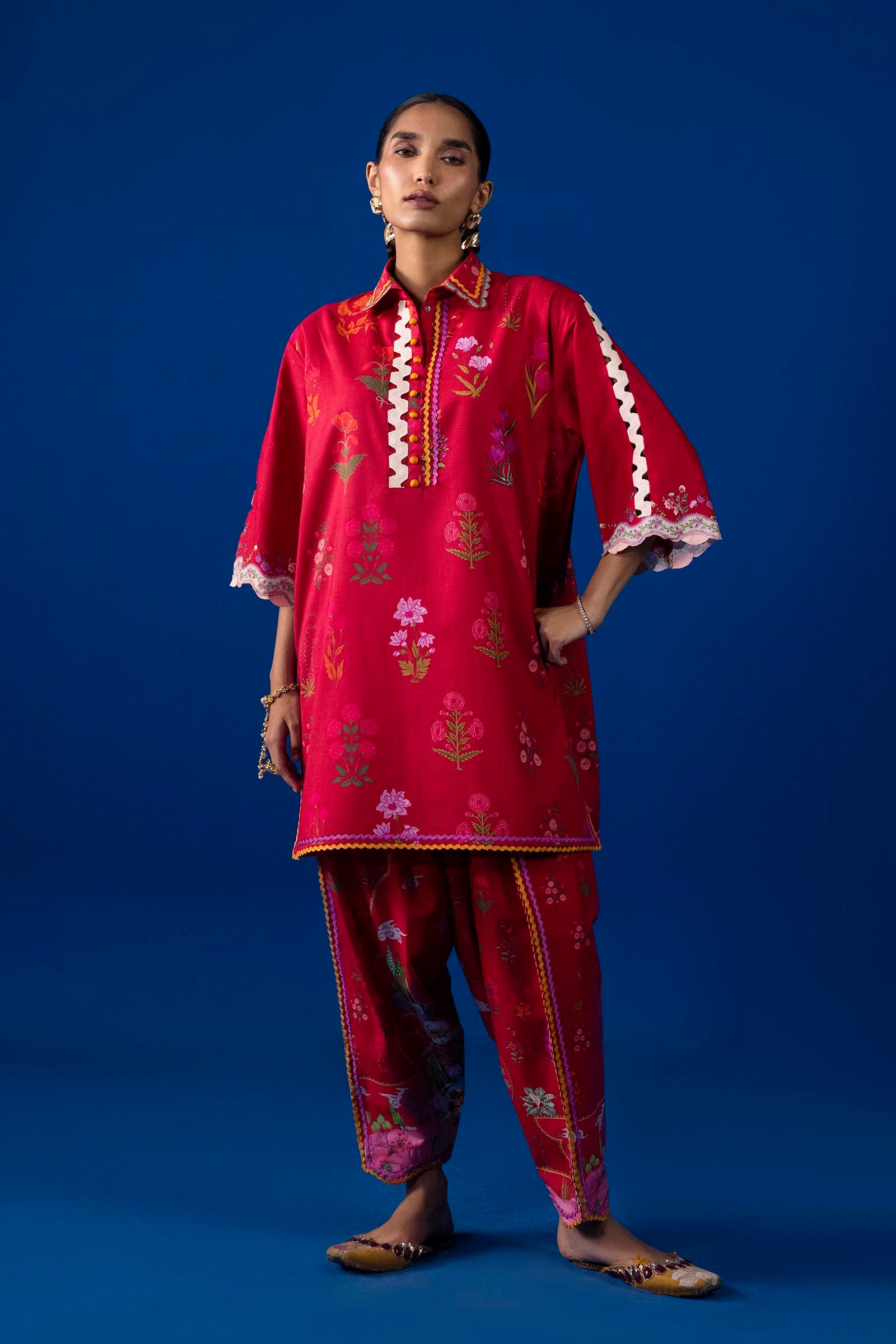 Unstitched 2 Piece Lawn Suit