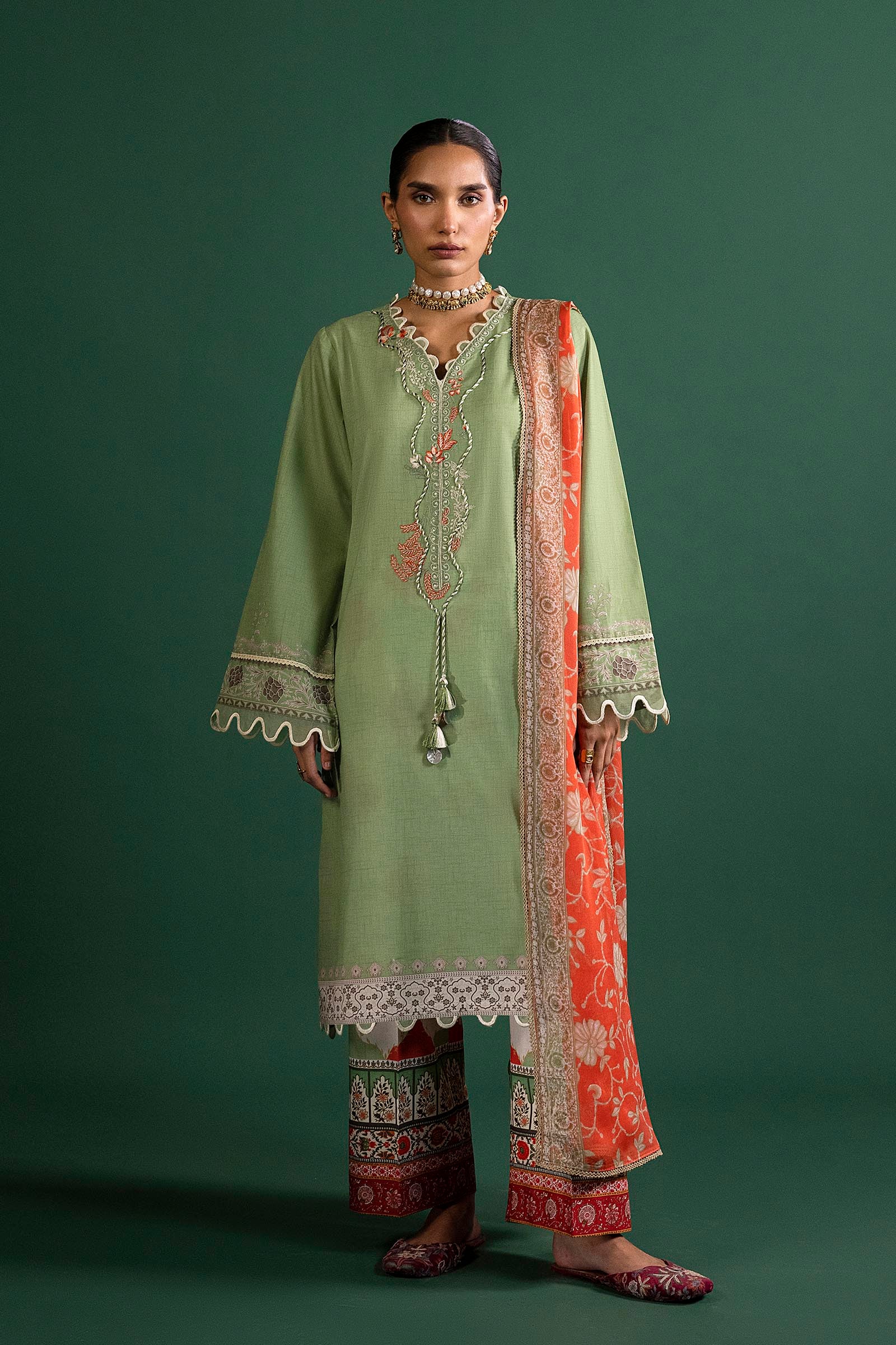 Sana Safinaz Unstitched 3 Piece Lawn Suit, view 1