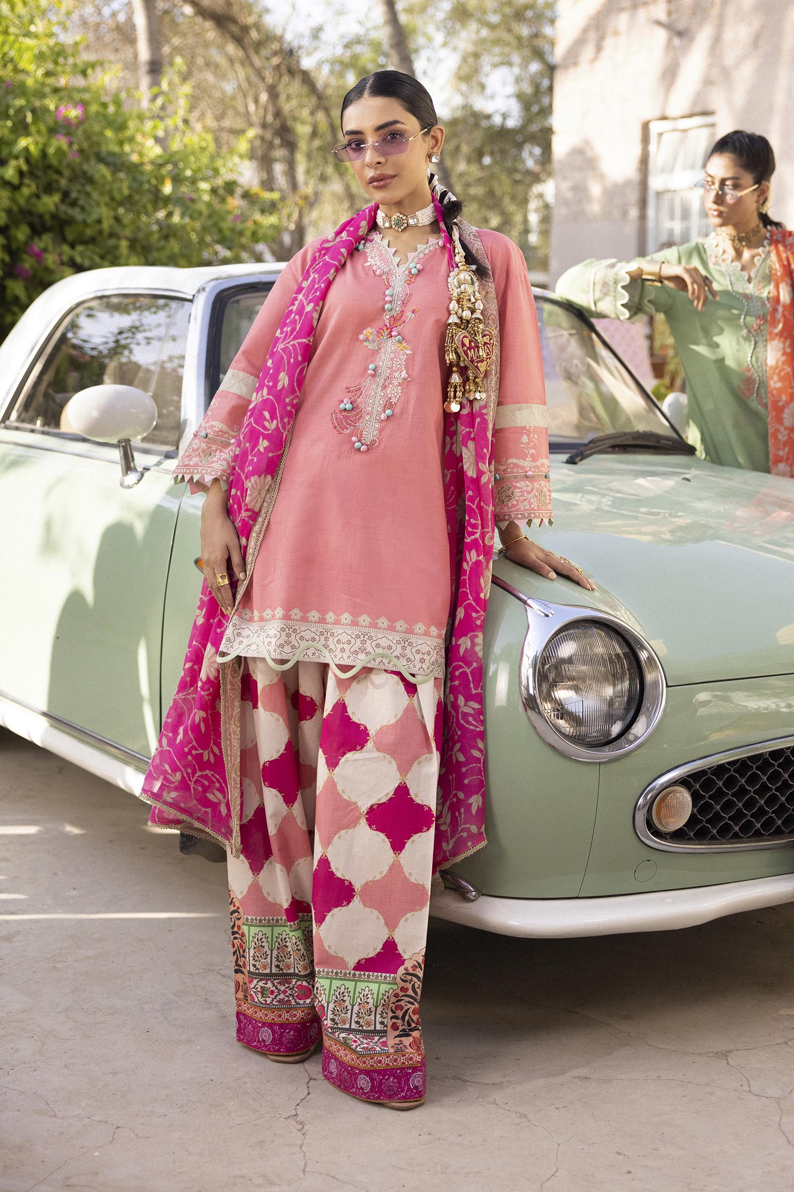 Unstitched 3 Piece Lawn Suit