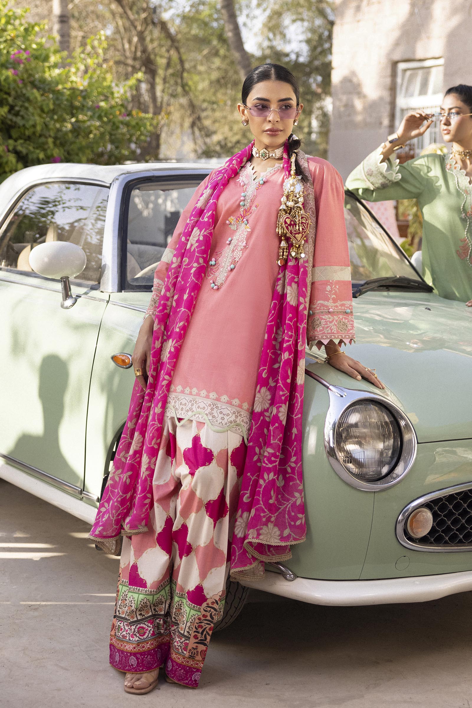 Unstitched 3 Piece Lawn Suit