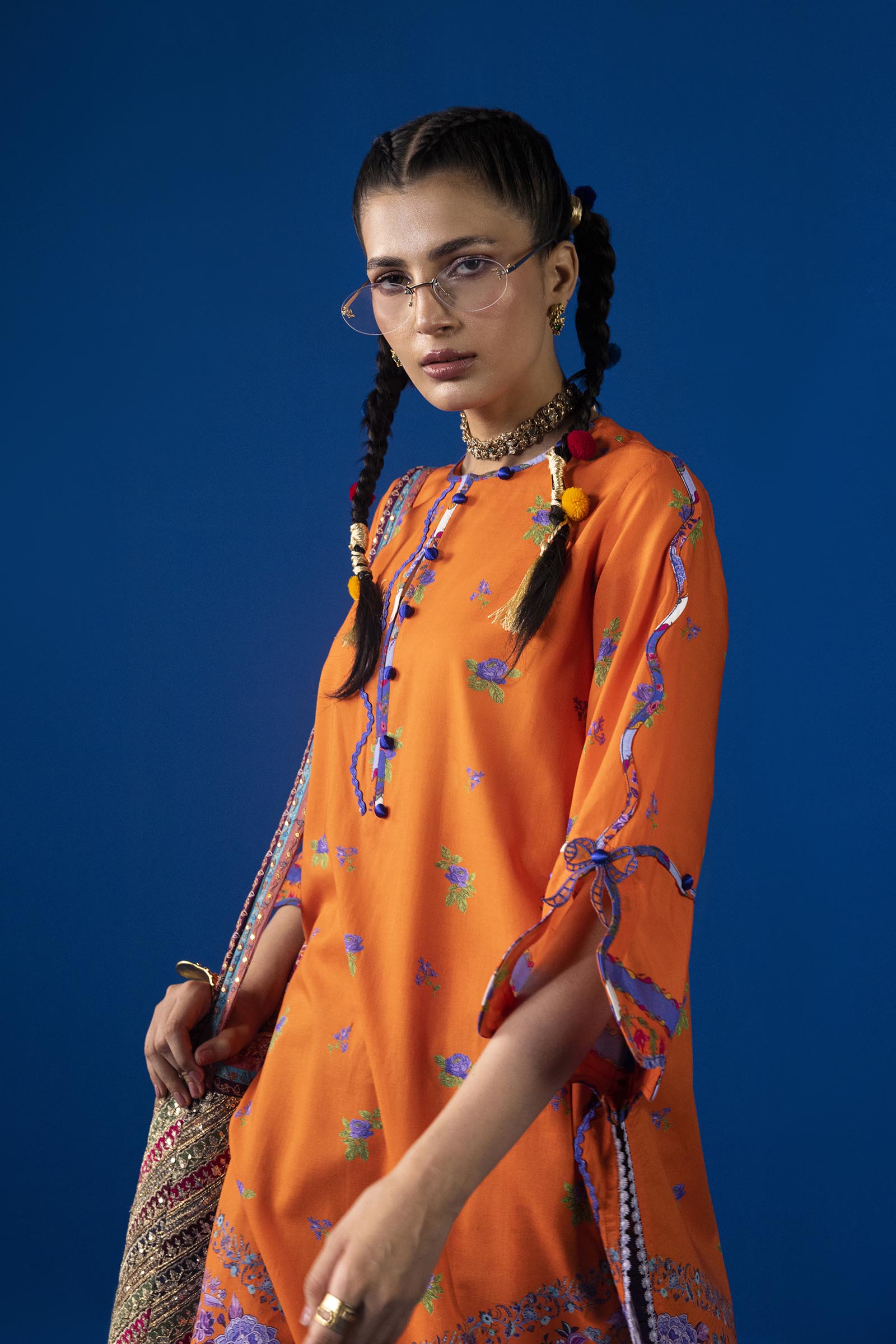 Unstitched 2 Piece Lawn Suit Secondary image