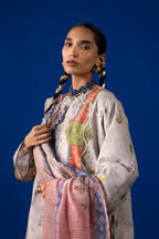 Unstitched 3 Piece Lawn Suit