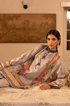 Unstitched 3 Piece Lawn Suit