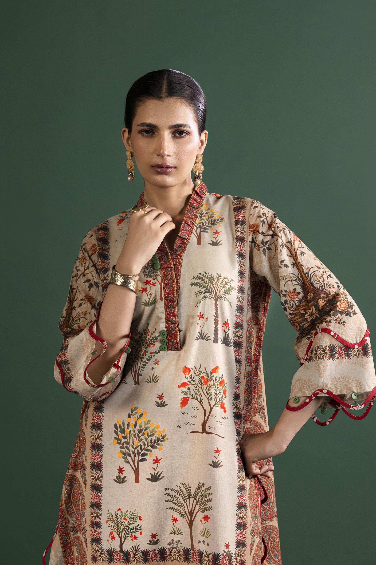 Unstitched 2 Piece Lawn Suit