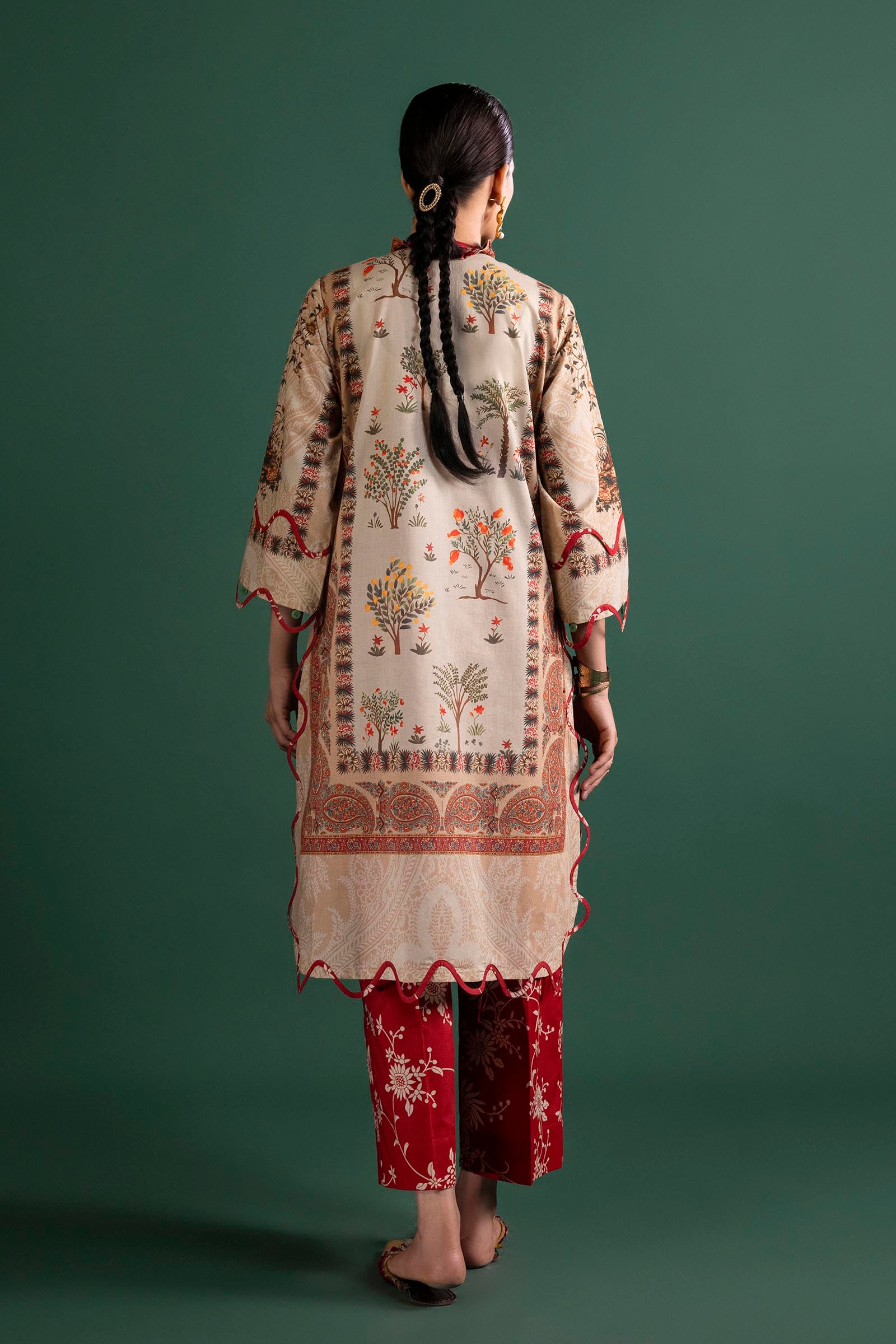 Unstitched 2 Piece Lawn Suit