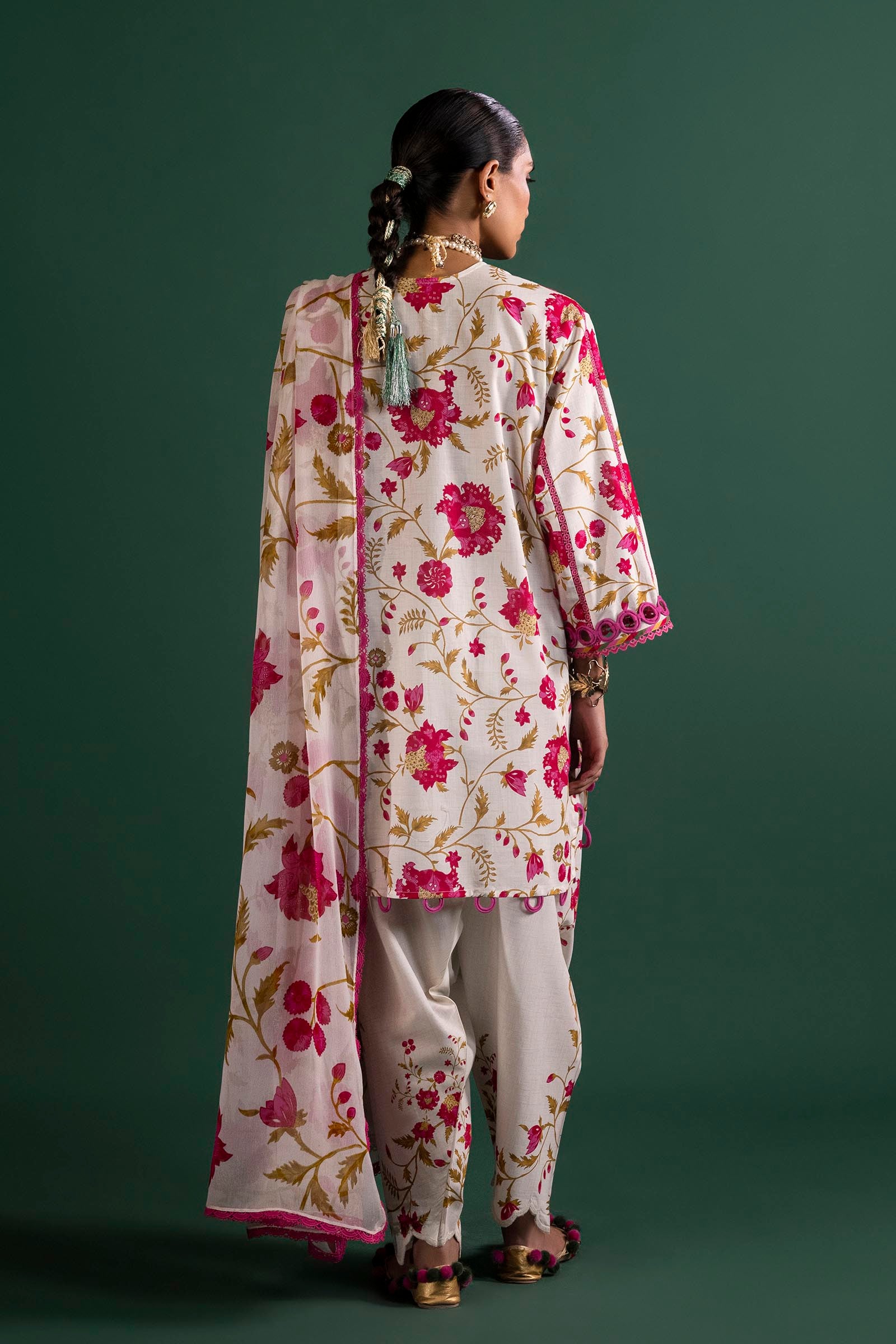 Unstitched 3 Piece Lawn Suit