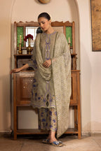 Unstitched 3 Piece Lawn Suit