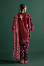 Unstitched 3 Piece Lawn Suit