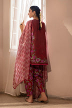 Unstitched 3 Piece Lawn Suit