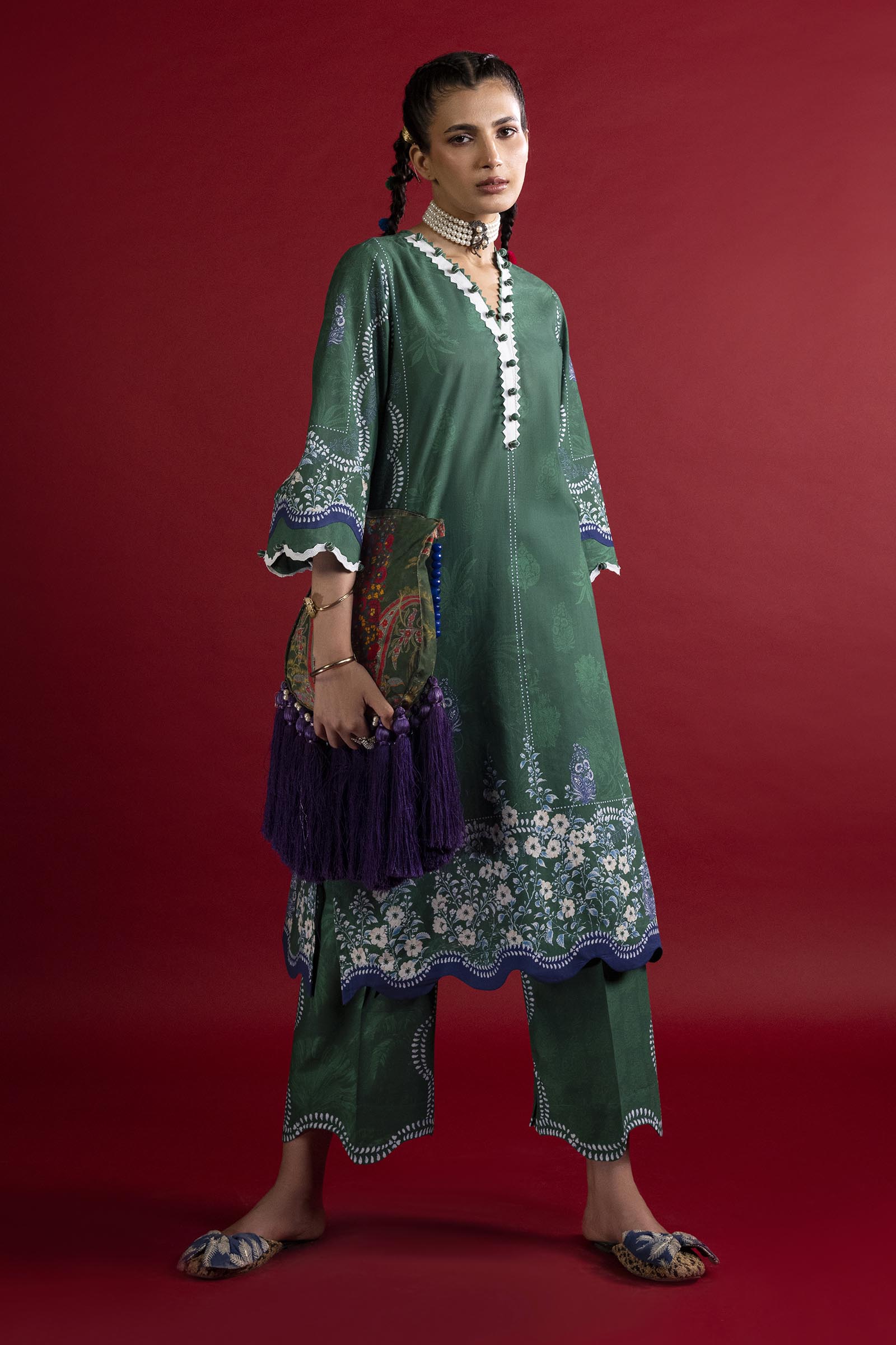 Sana Safinaz Unstitched 2 Piece Lawn Suit, view 1