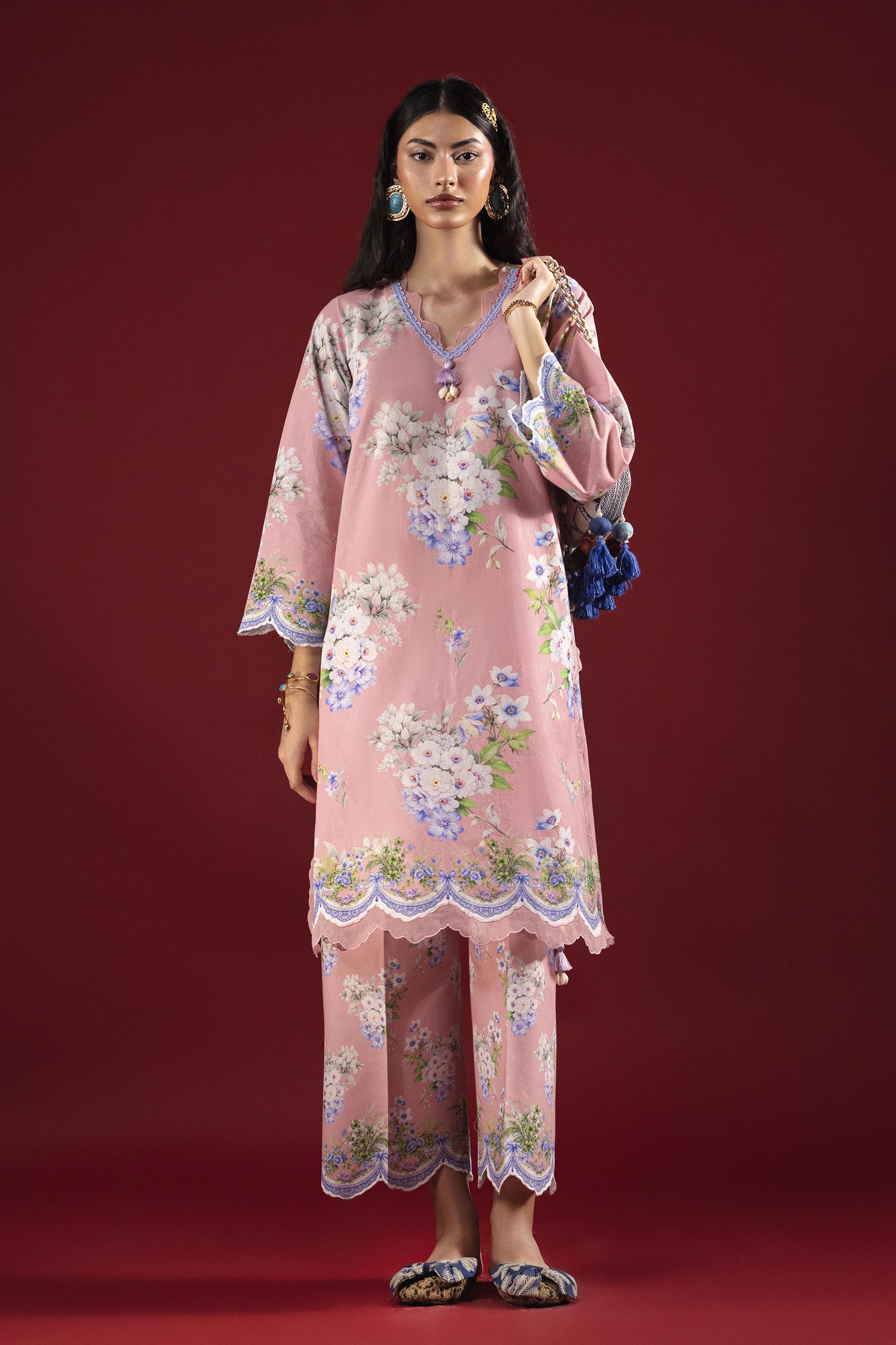 Unstitched Printed 2 Piece Lawn Suit
