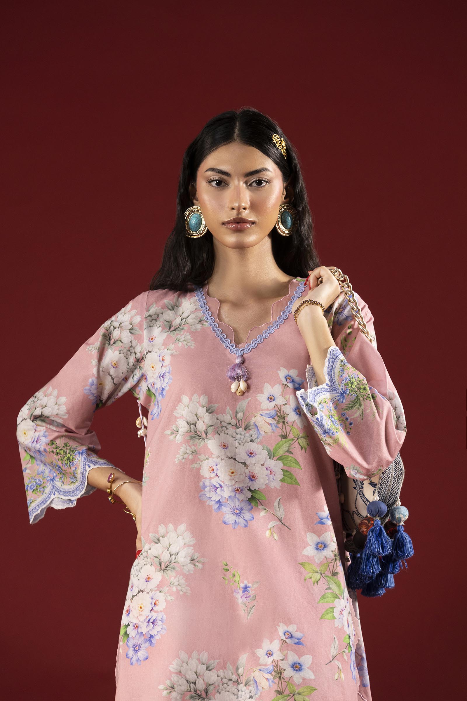 Unstitched Printed 2 Piece Lawn Suit