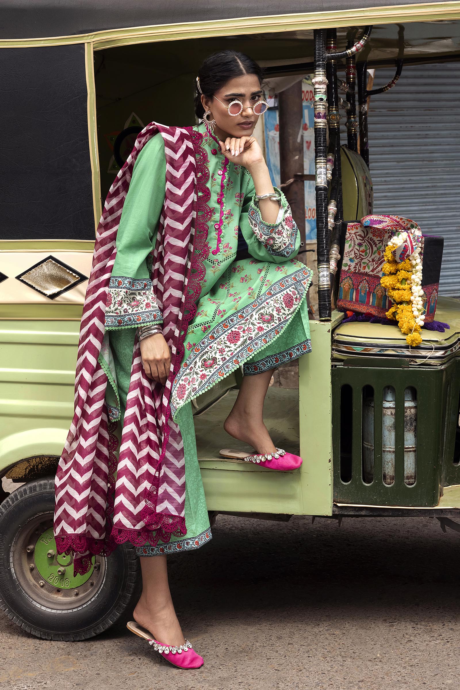 Unstitched Printed 3 Piece Lawn Suit