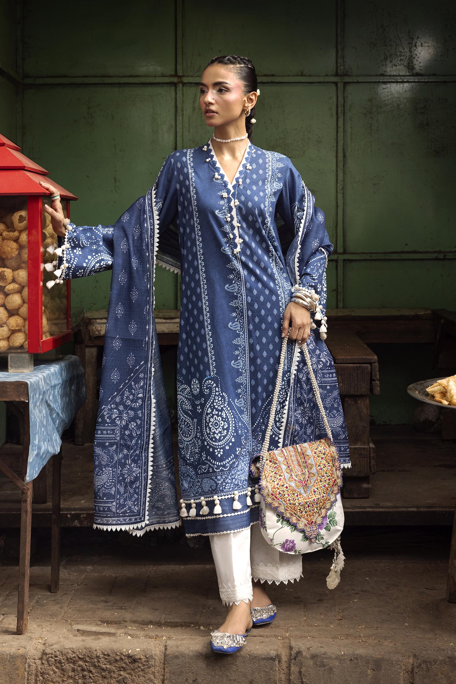 Unstitched Printed 2 Piece Lawn Suit