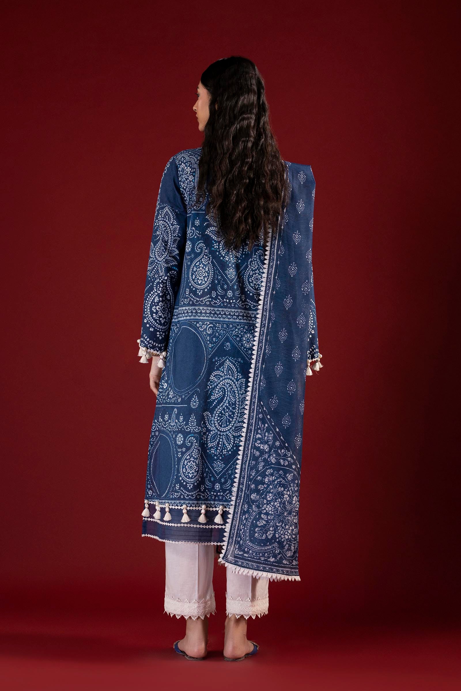 Unstitched Printed 2 Piece Lawn Suit