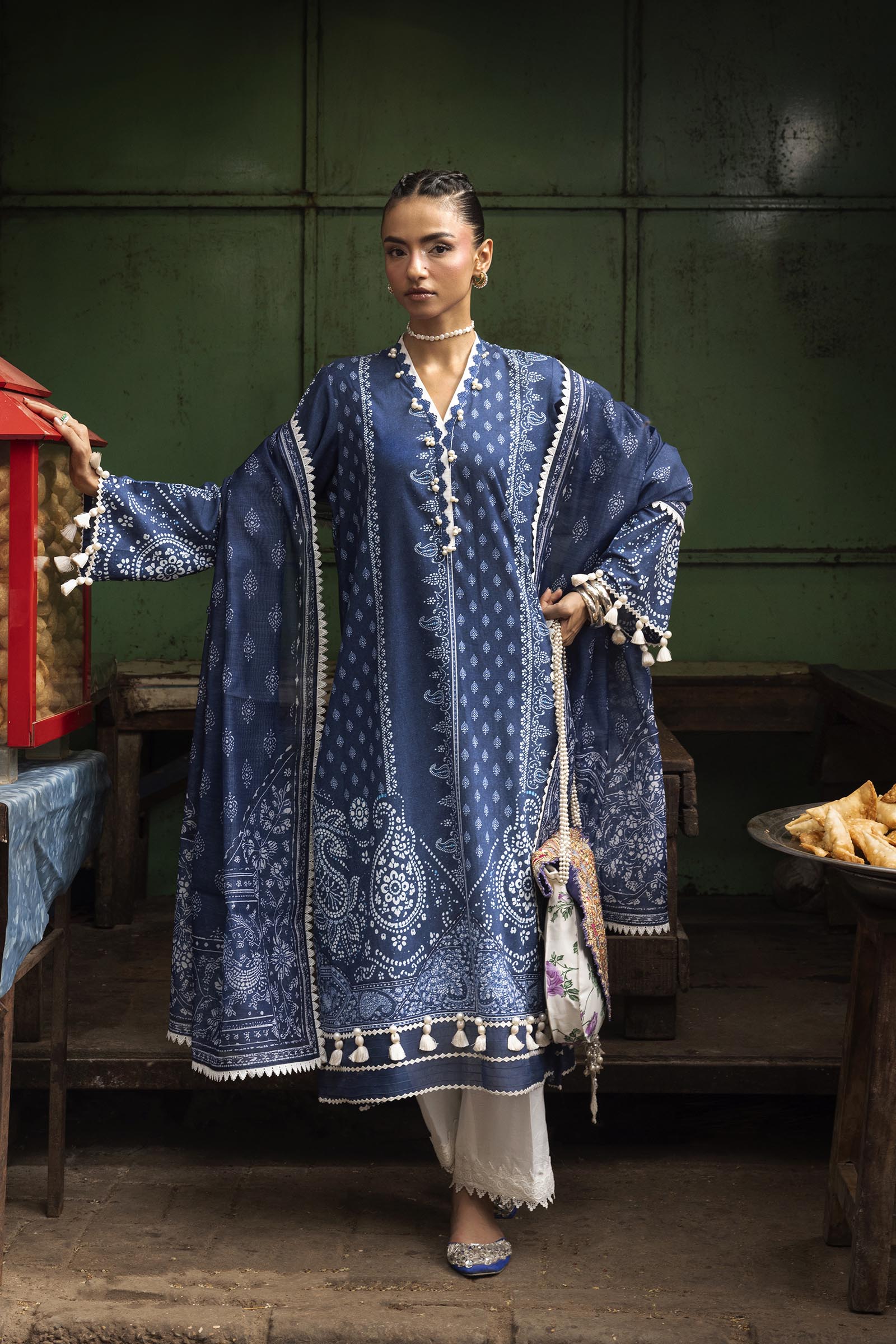 Unstitched Printed 2 Piece Lawn Suit