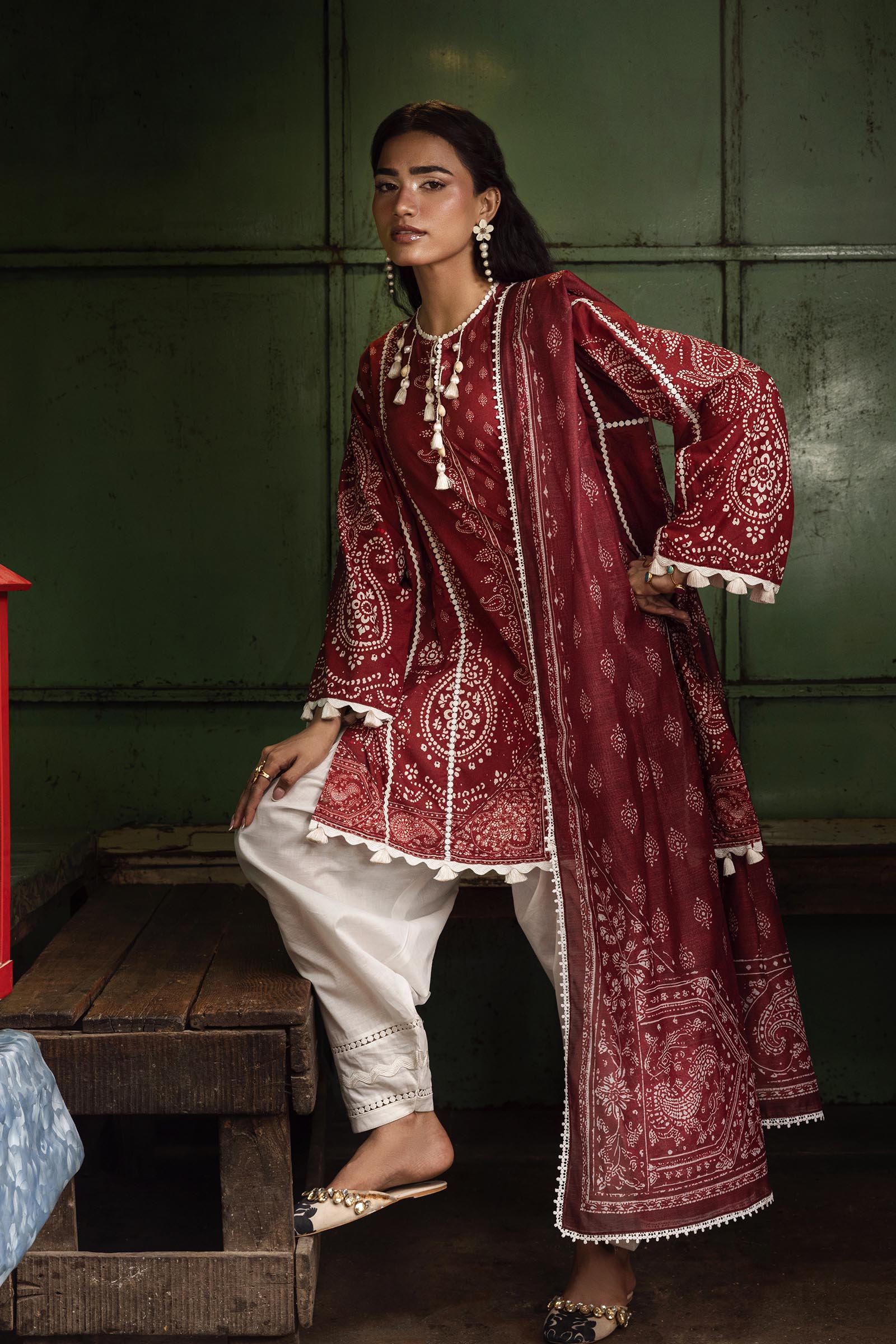 Unstitched Printed 2 Piece Lawn Suit