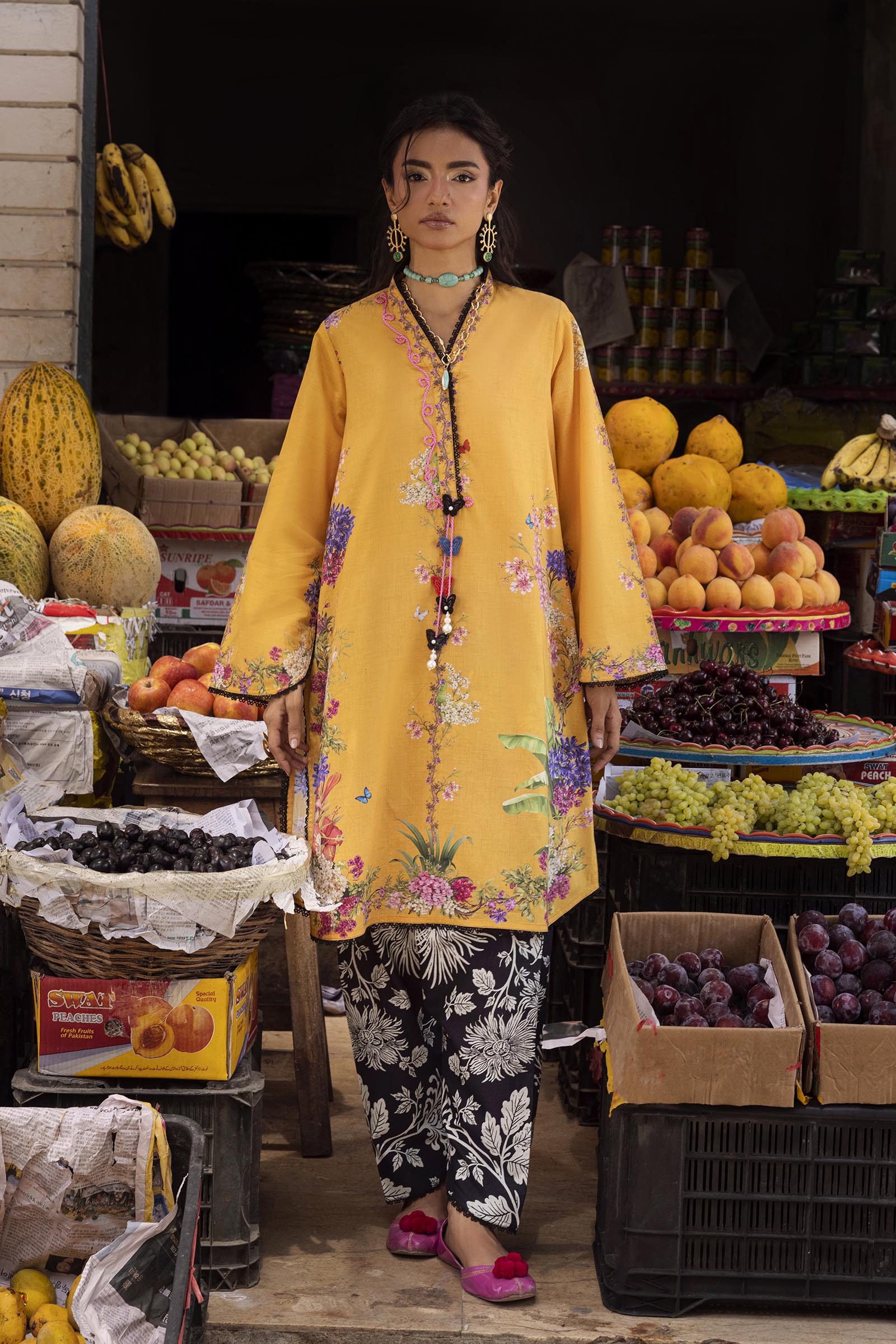 Unstitched Printed 2 Piece Lawn Suit