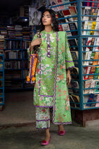 Unstitched Printed 3 Piece Lawn Suit